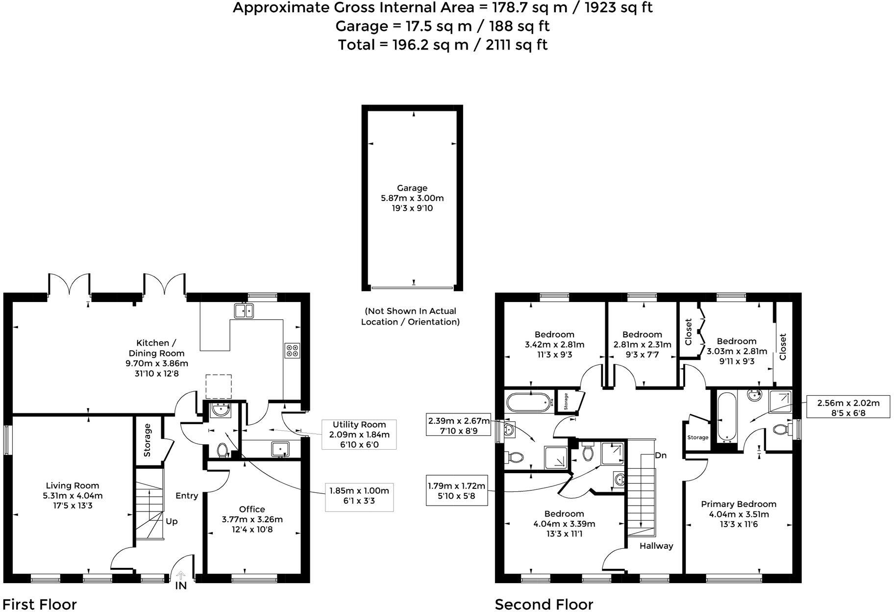 The Hawthorns, Sutton Courtenay, OX14 floorplan