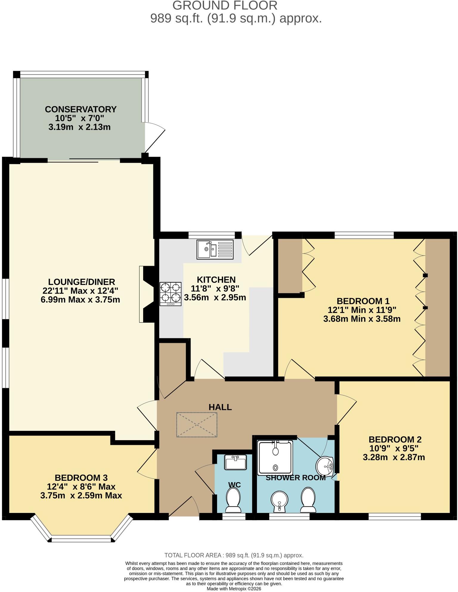 Parker Gardens, Widley floorplan