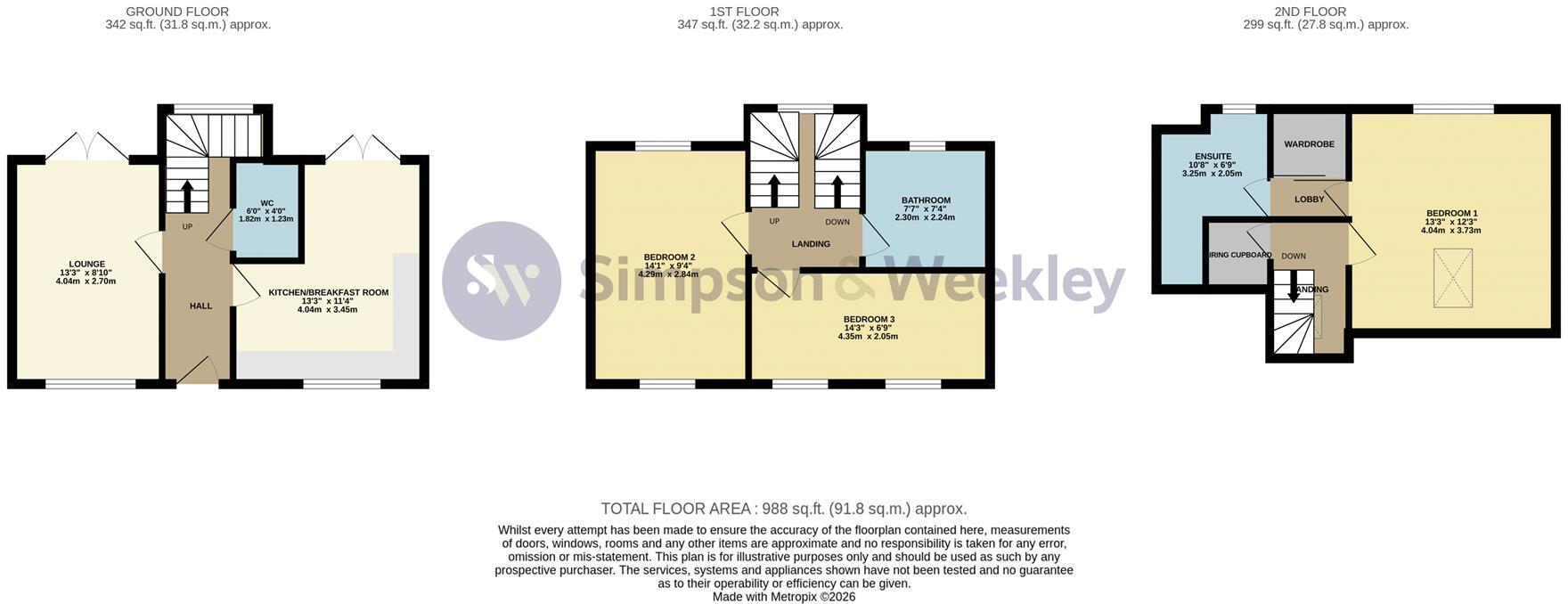 NN10, Chapel Close, Rushden floorplan