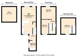 77 Rangeley Road, Walkley, Sheffield, South Yorkshire S6 5DW floorplan