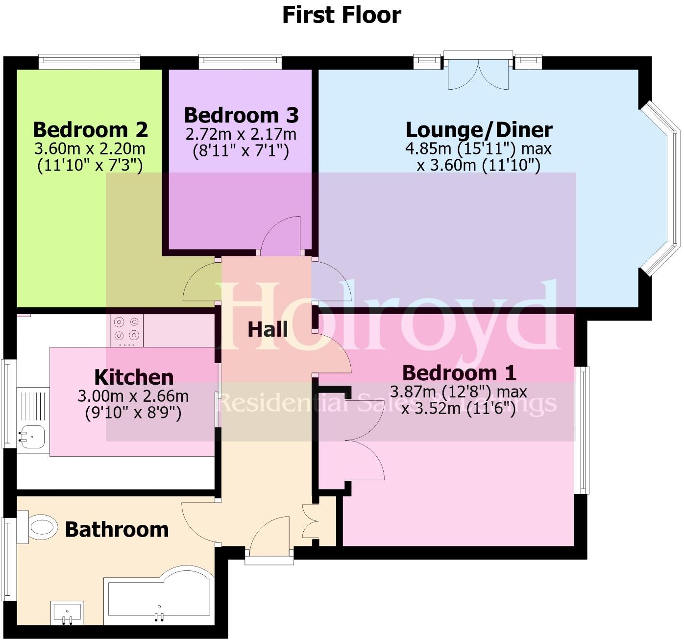 Queens Court, Haywards Heath, RH16 floorplan