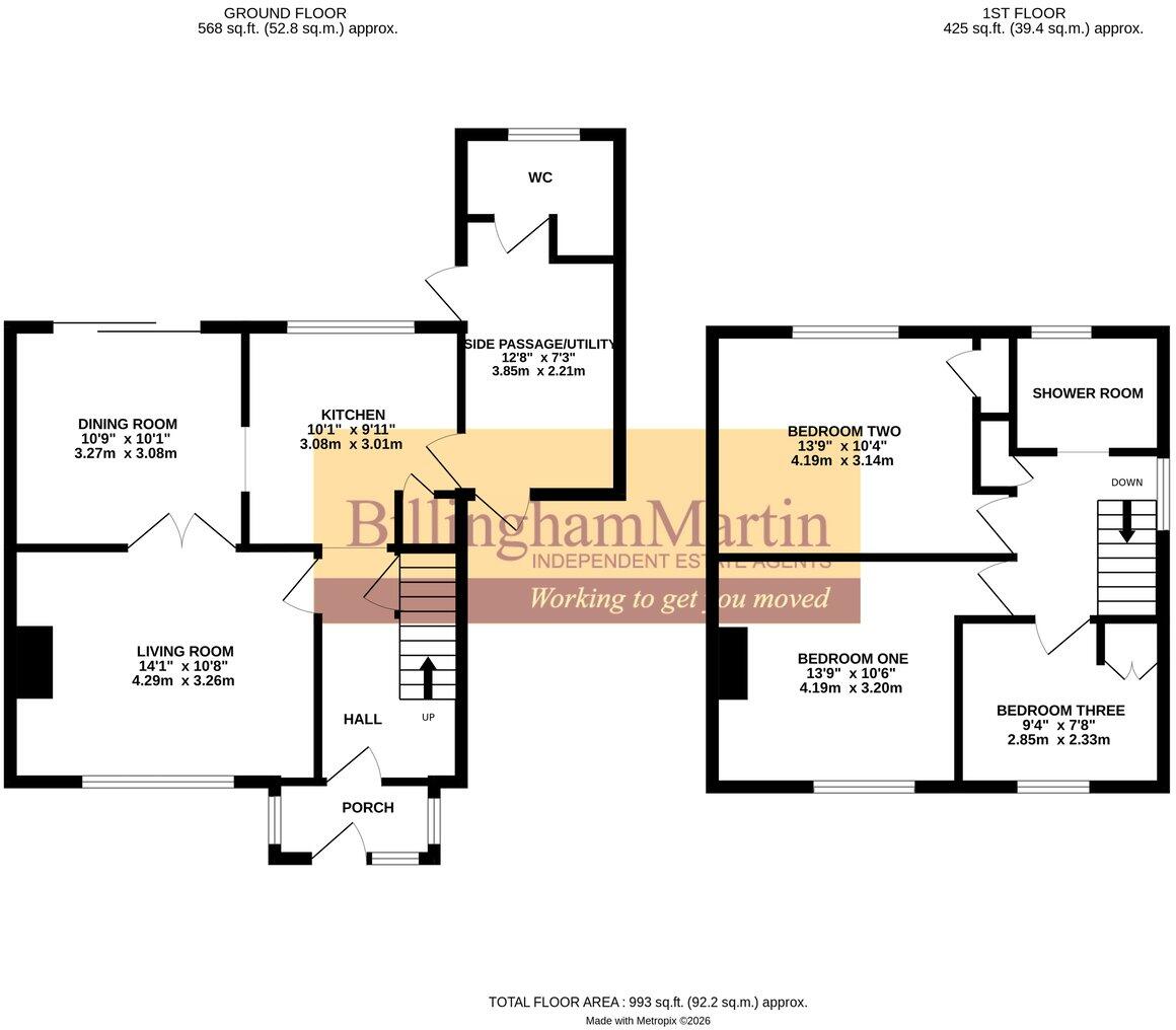 Hurst Road, Farnborough, GU14 floorplan