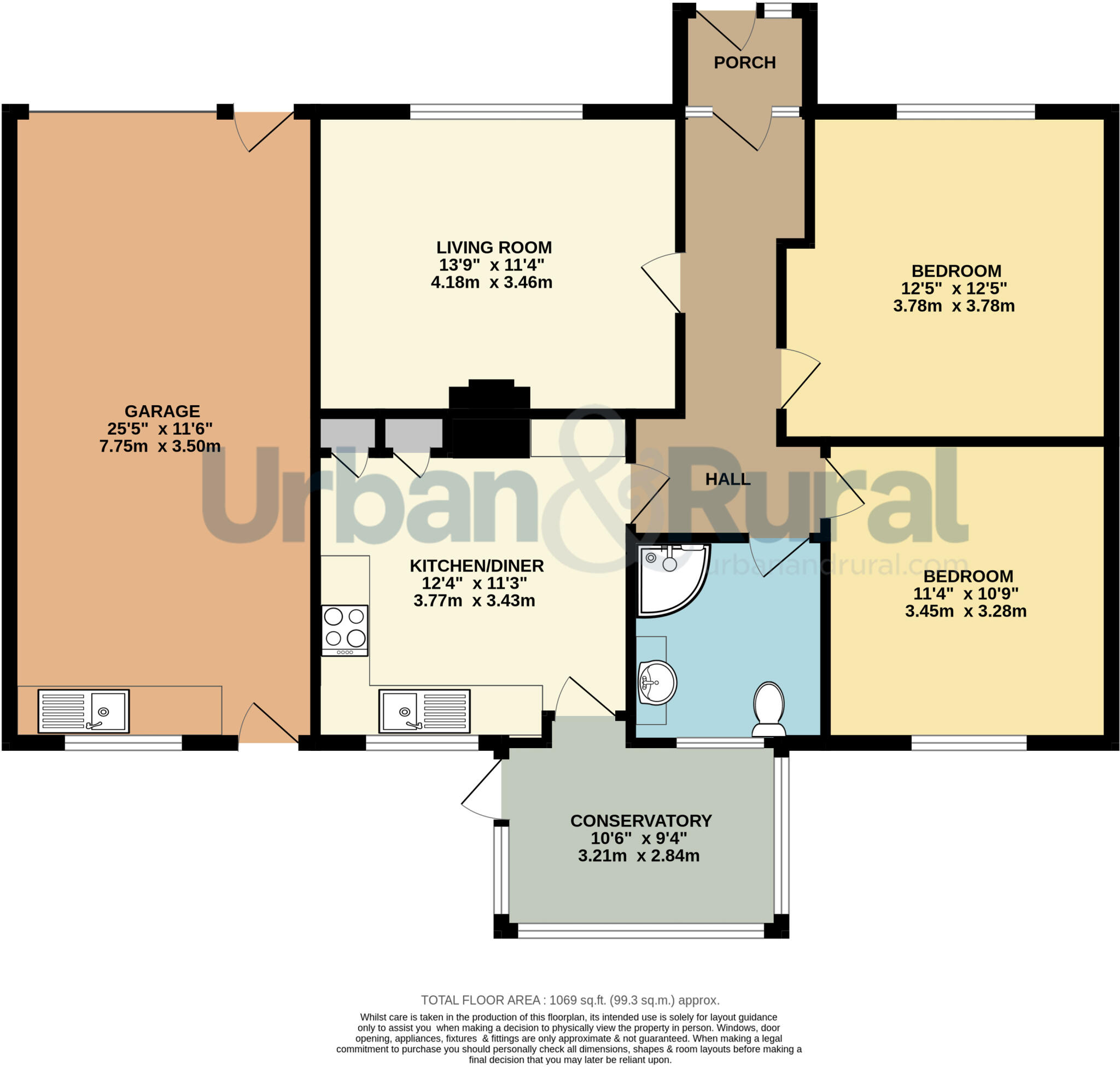 Mill Lane, Houghton Conquest, Bedfordshire, MK45 floorplan