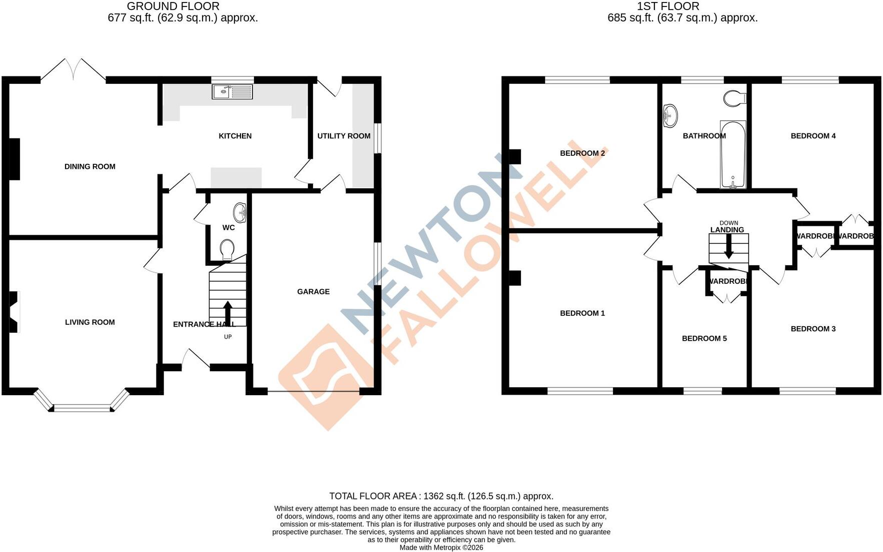Hartland Drive, Melton Mowbray, LE13 floorplan
