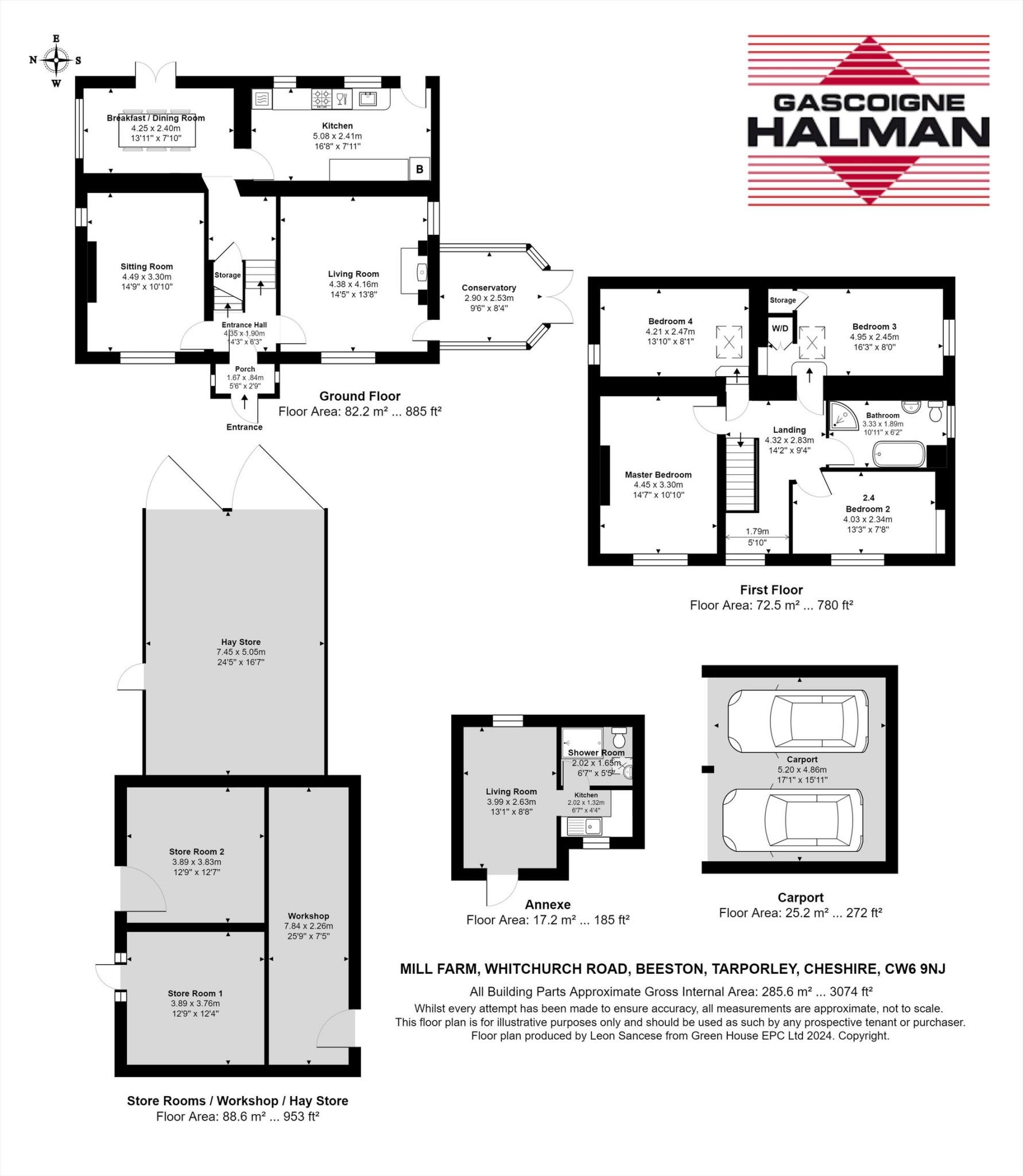 Whitchurch Road, Beeston, CW6 floorplan