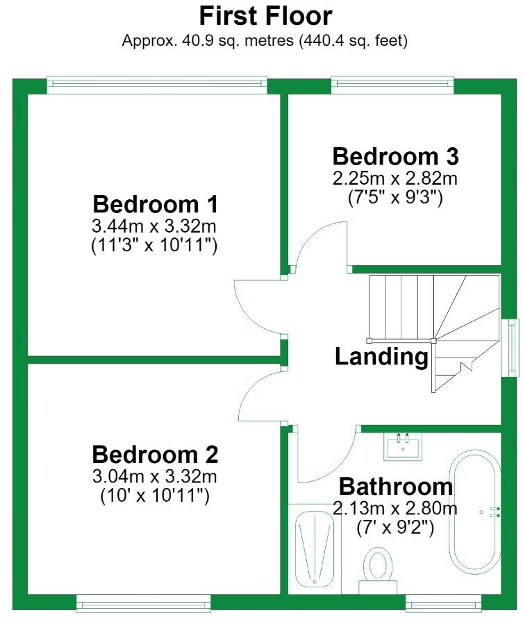 Clayton Court, Longridge, Lancs, PR3 floorplan
