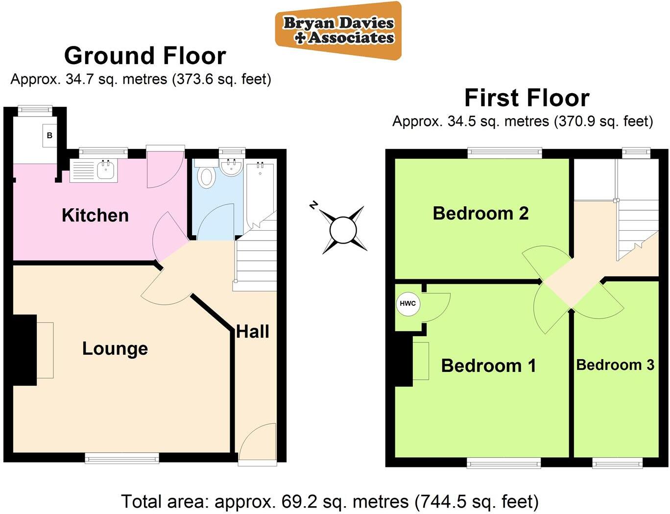 Plas Newydd, Deganwy floorplan