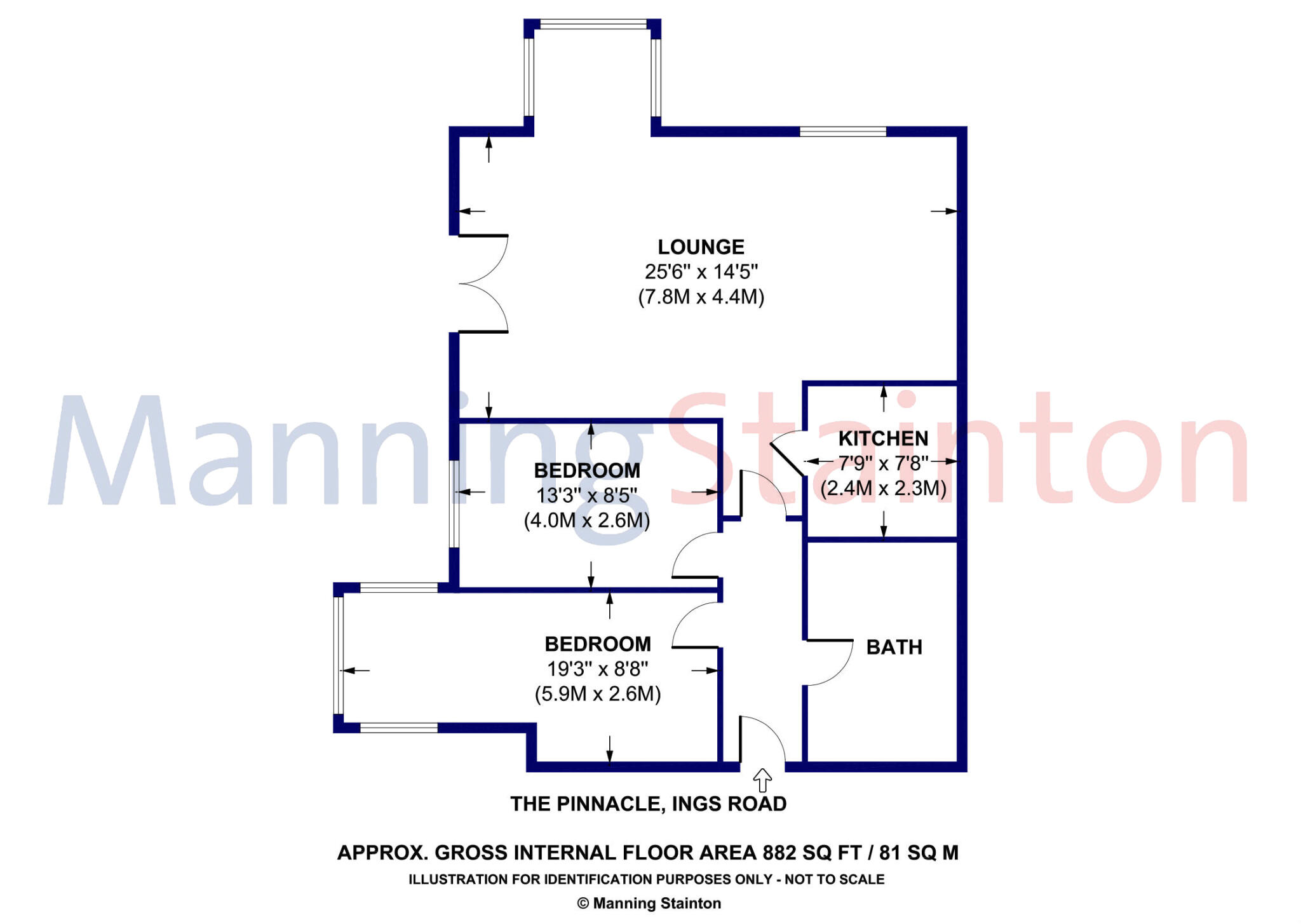 66 The Pinnacle, Ings Road, Wakefield, West Yorkshire floorplan