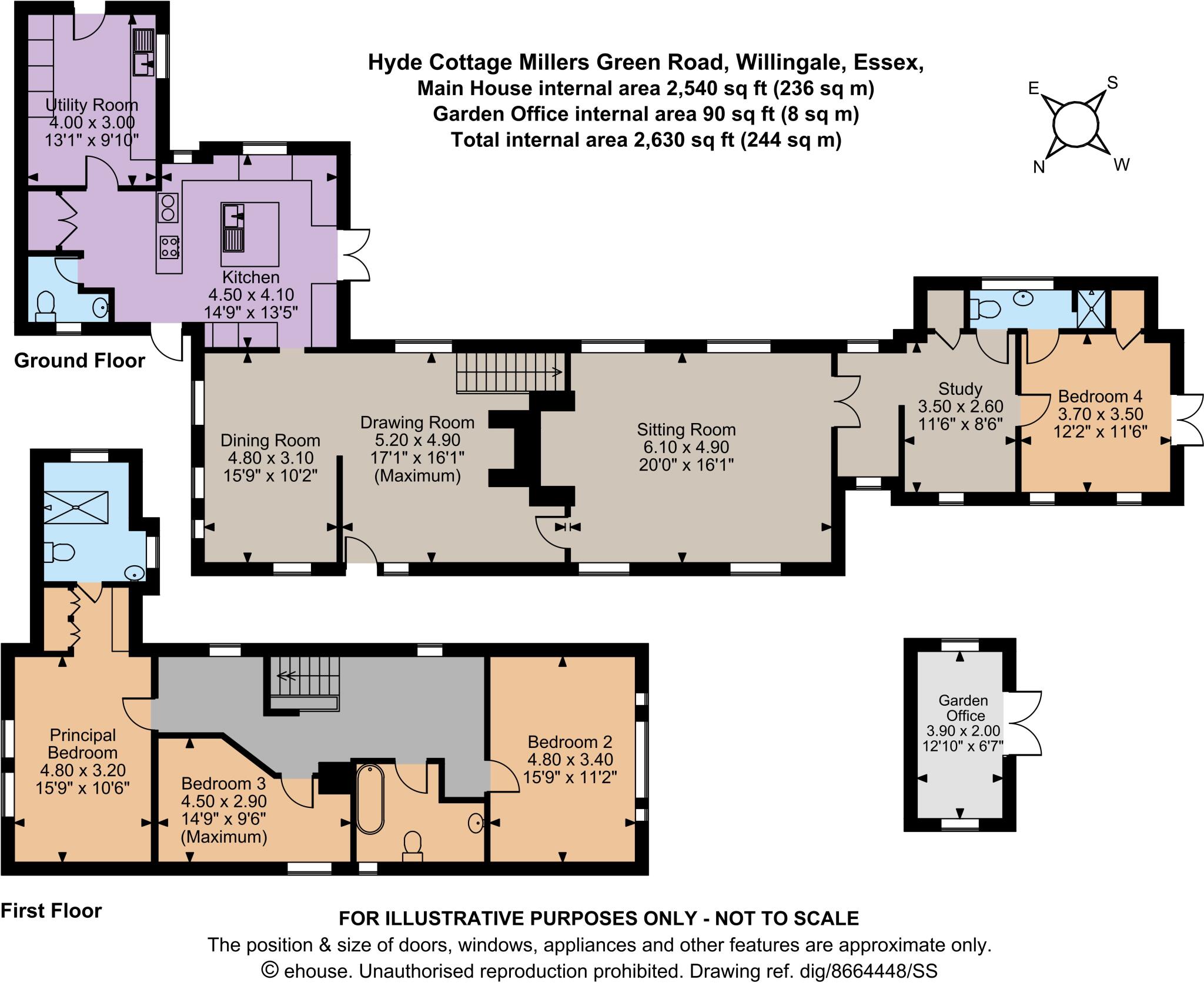 Millers Green Road, Willingale, Ongar, Essex floorplan