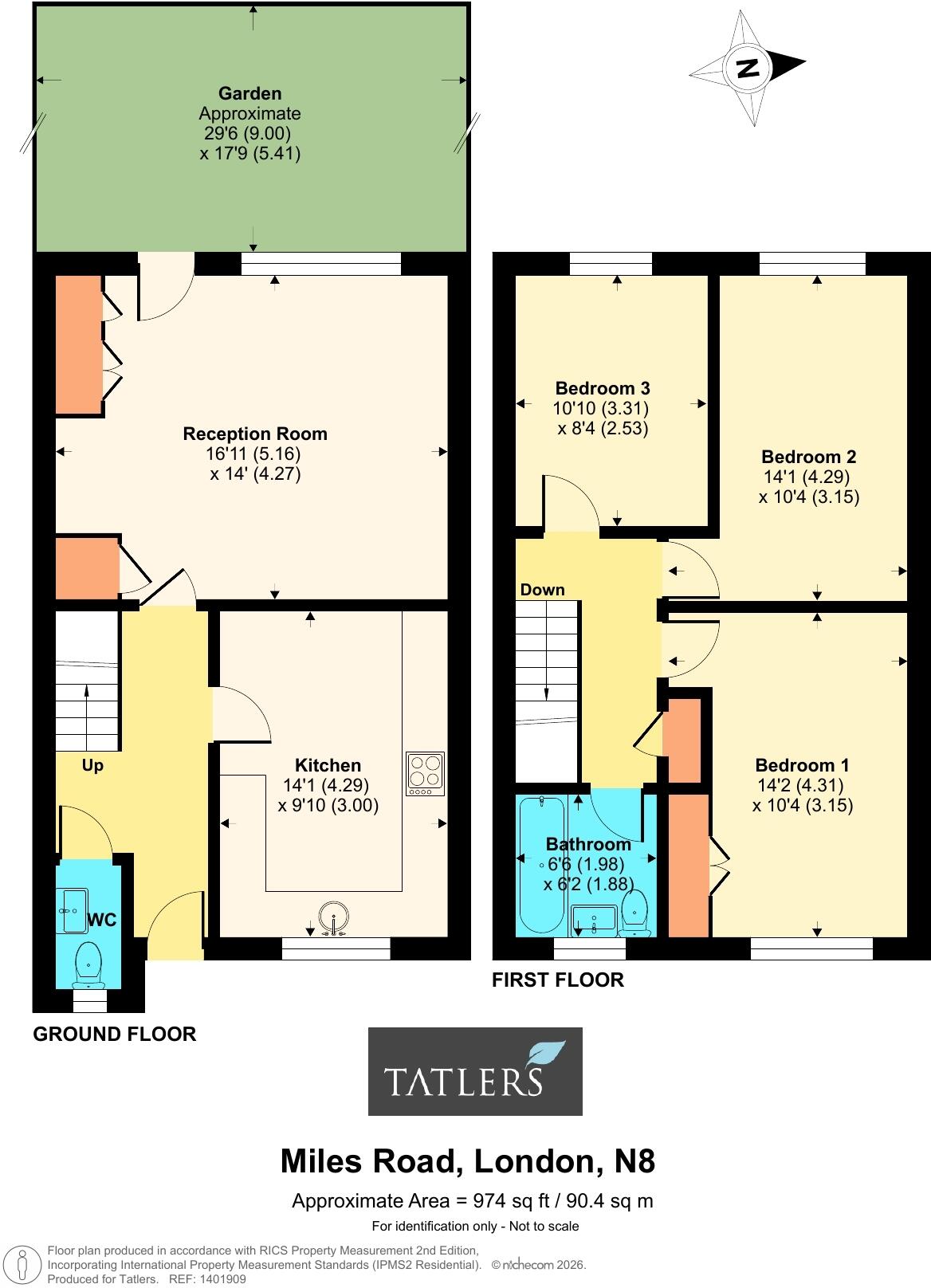 Miles Road, London, N8 floorplan