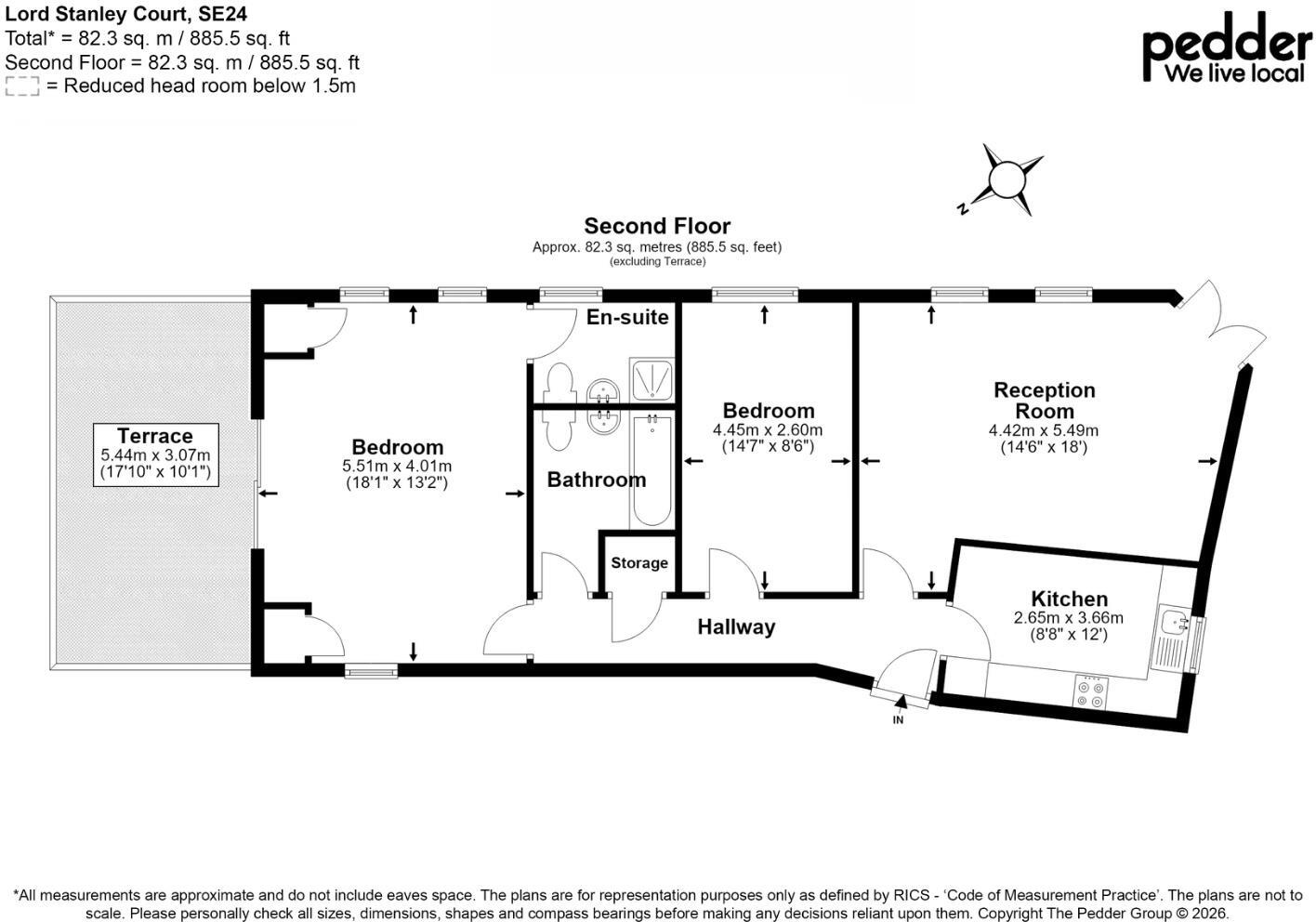 Hinton Road, Herne Hill, London, SE24 floorplan