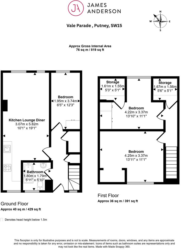 Vale Parade, Putney, SW15 floorplan
