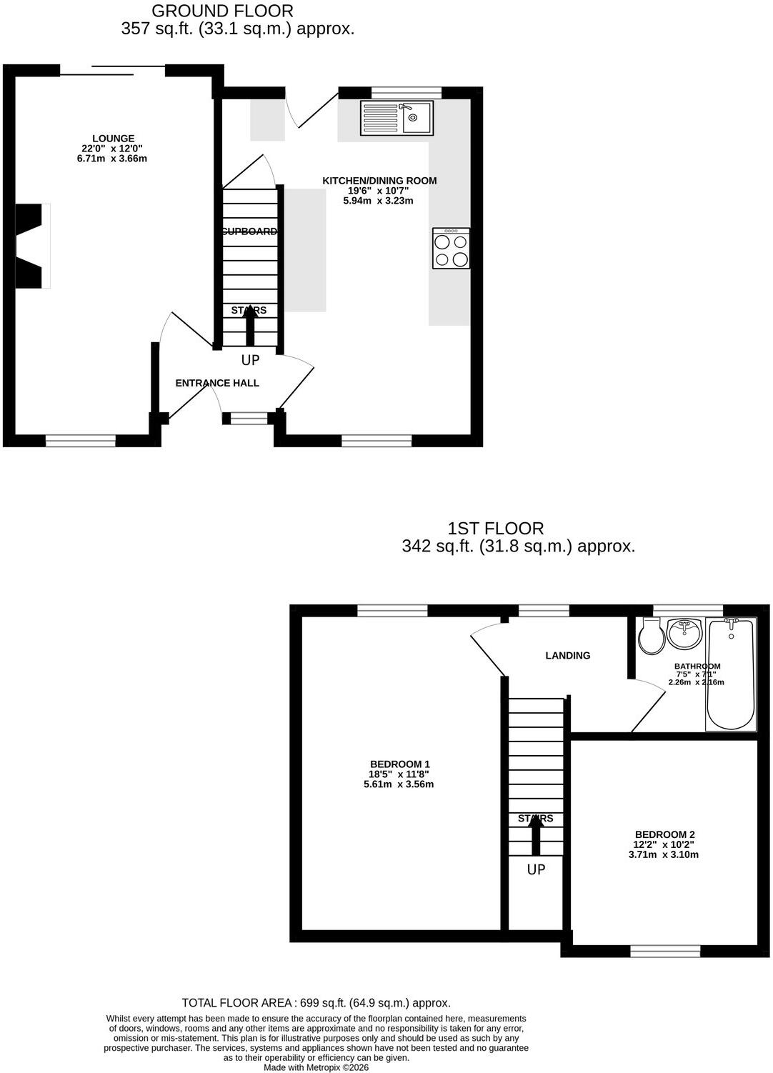 Madden Avenue, Davis Estate, Chatham, ME5 floorplan