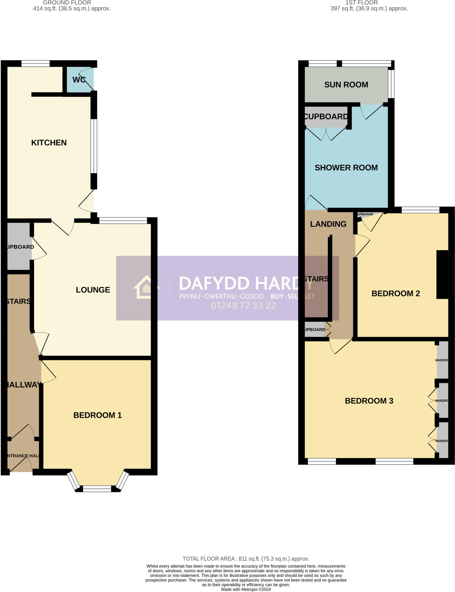 Caernarfon Road, Bangor, Gwynedd, LL57 floorplan