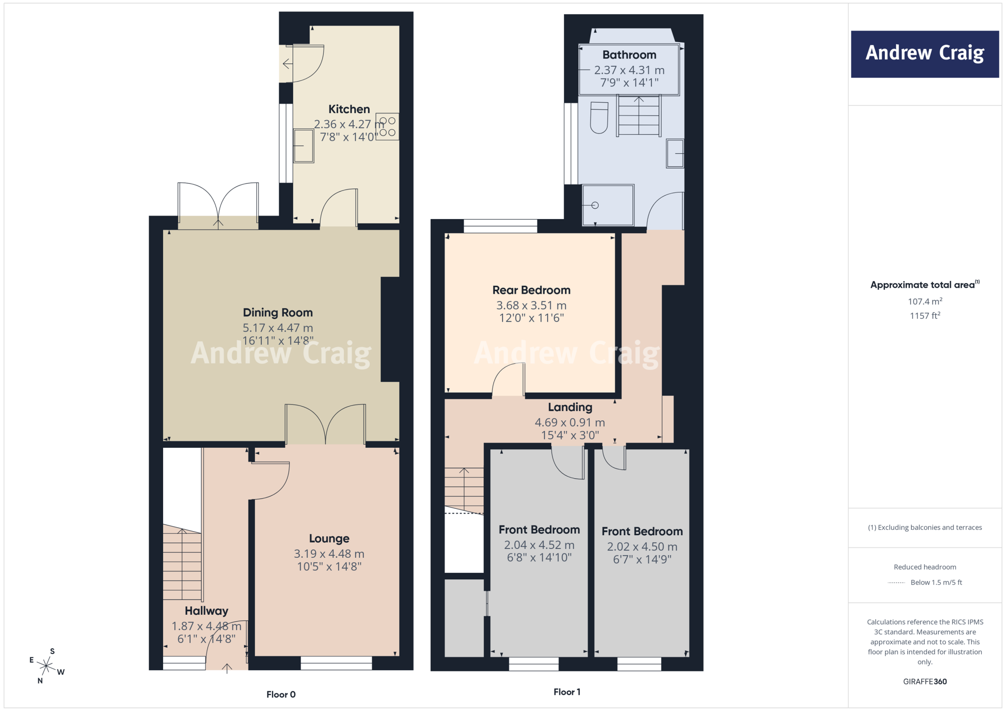 Whitehall Street, South Shields floorplan