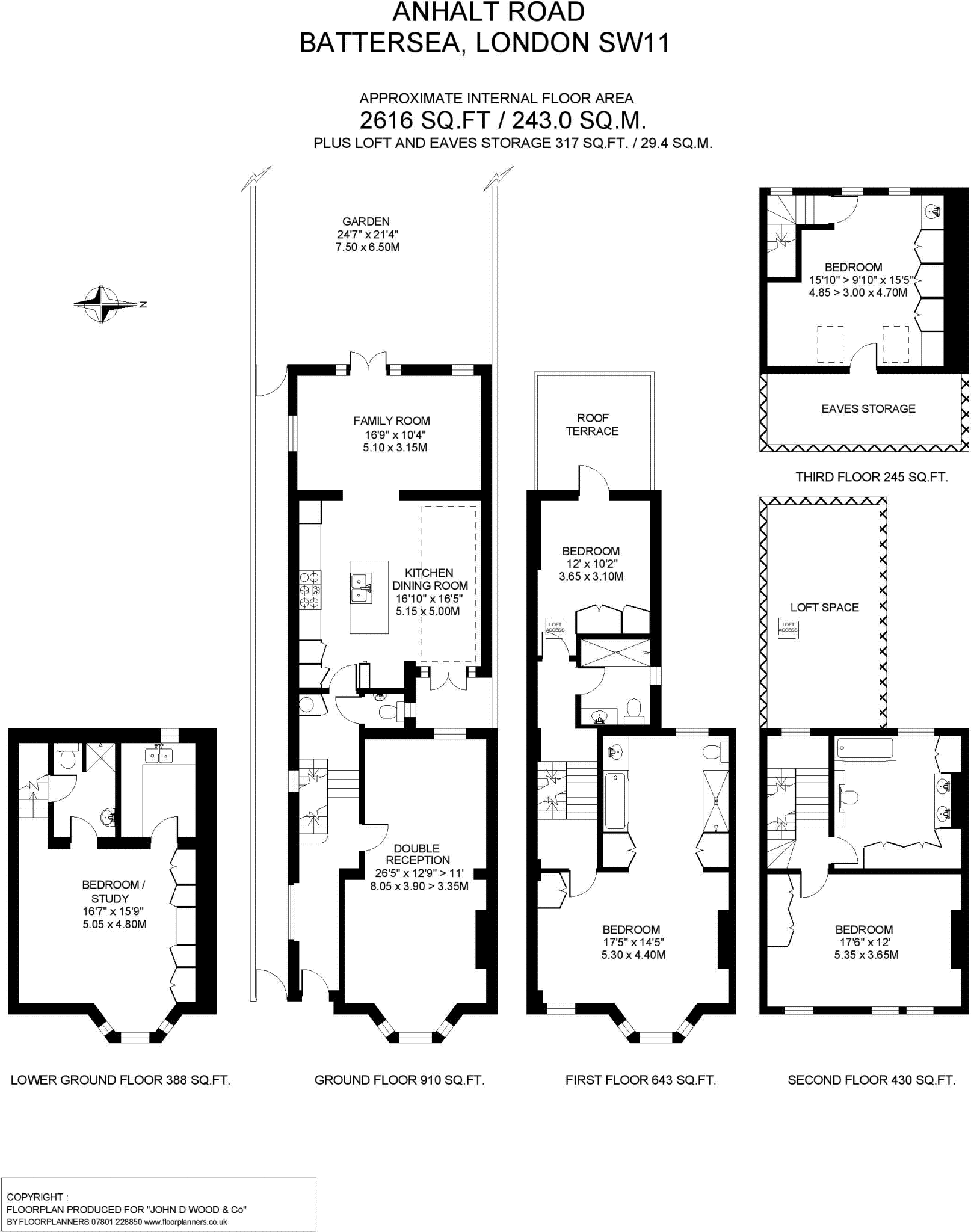 Anhalt Road, London, SW11 floorplan