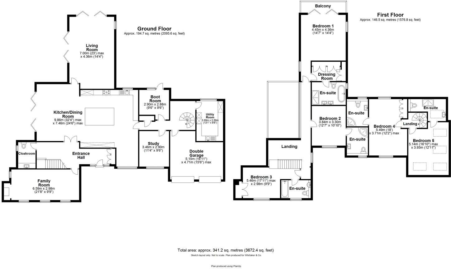Tea Green, Hertfordshire floorplan