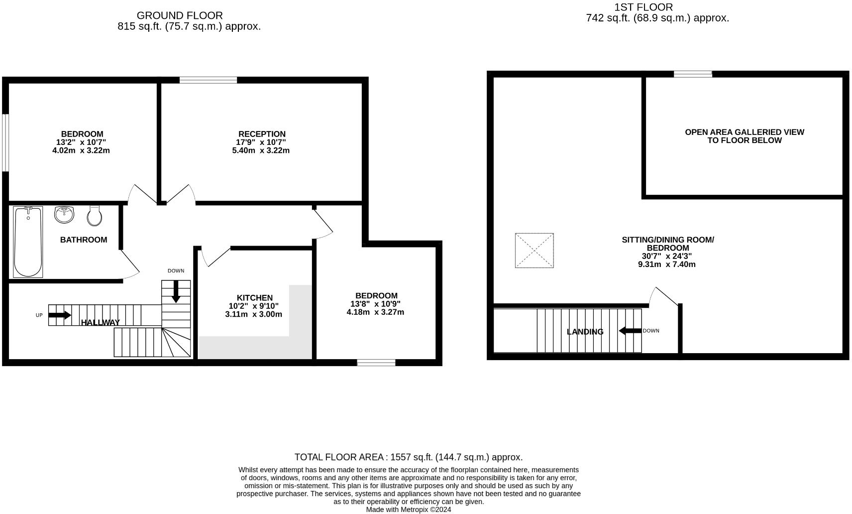 Crooke Hall Barn, Crooke Village, Wigan, WN6 8LR floorplan
