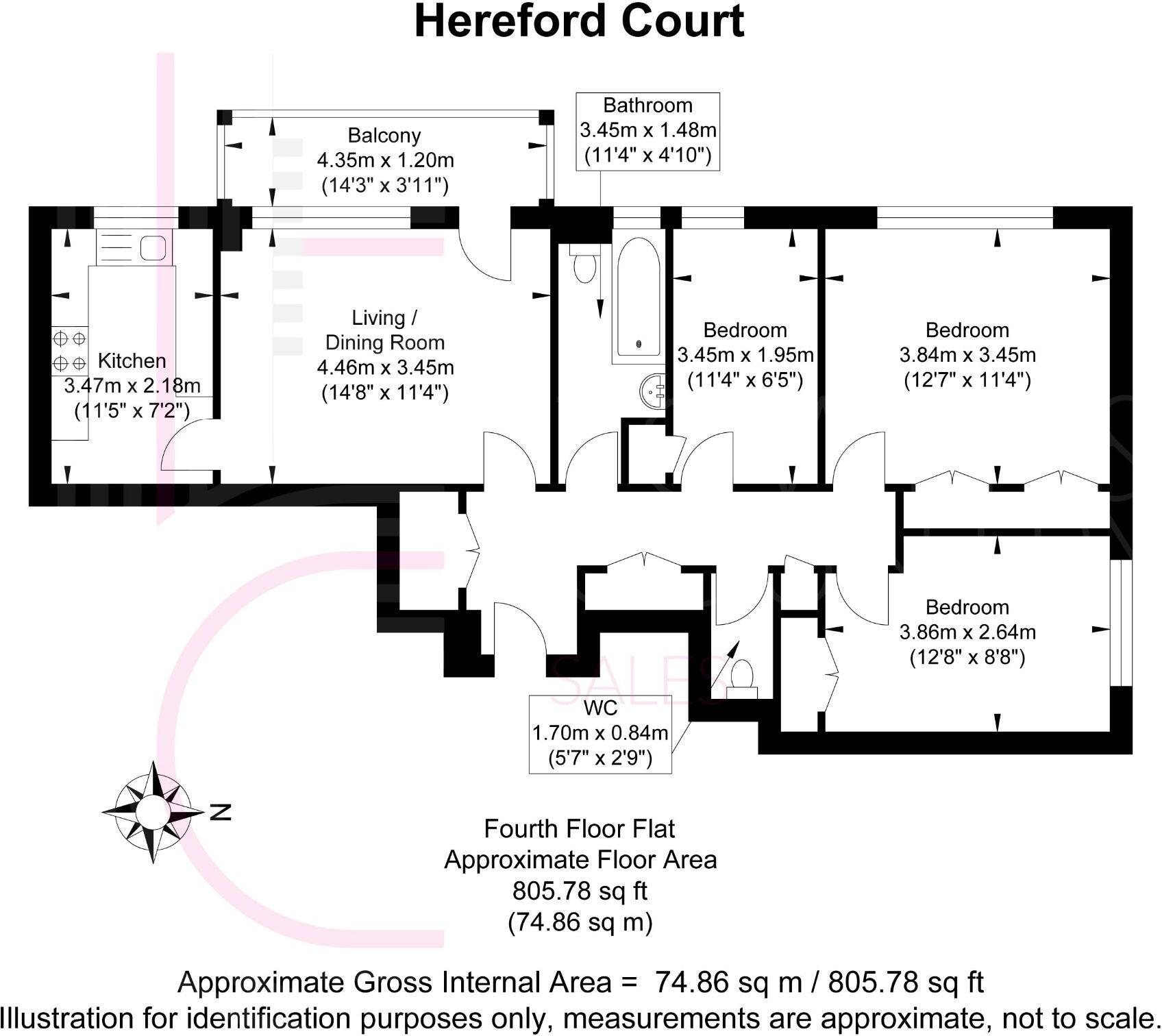 Hereford Court,  The Drive, Hove floorplan