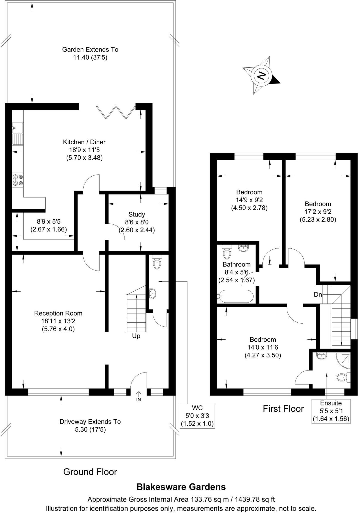 Blakesware gardens floorplan
