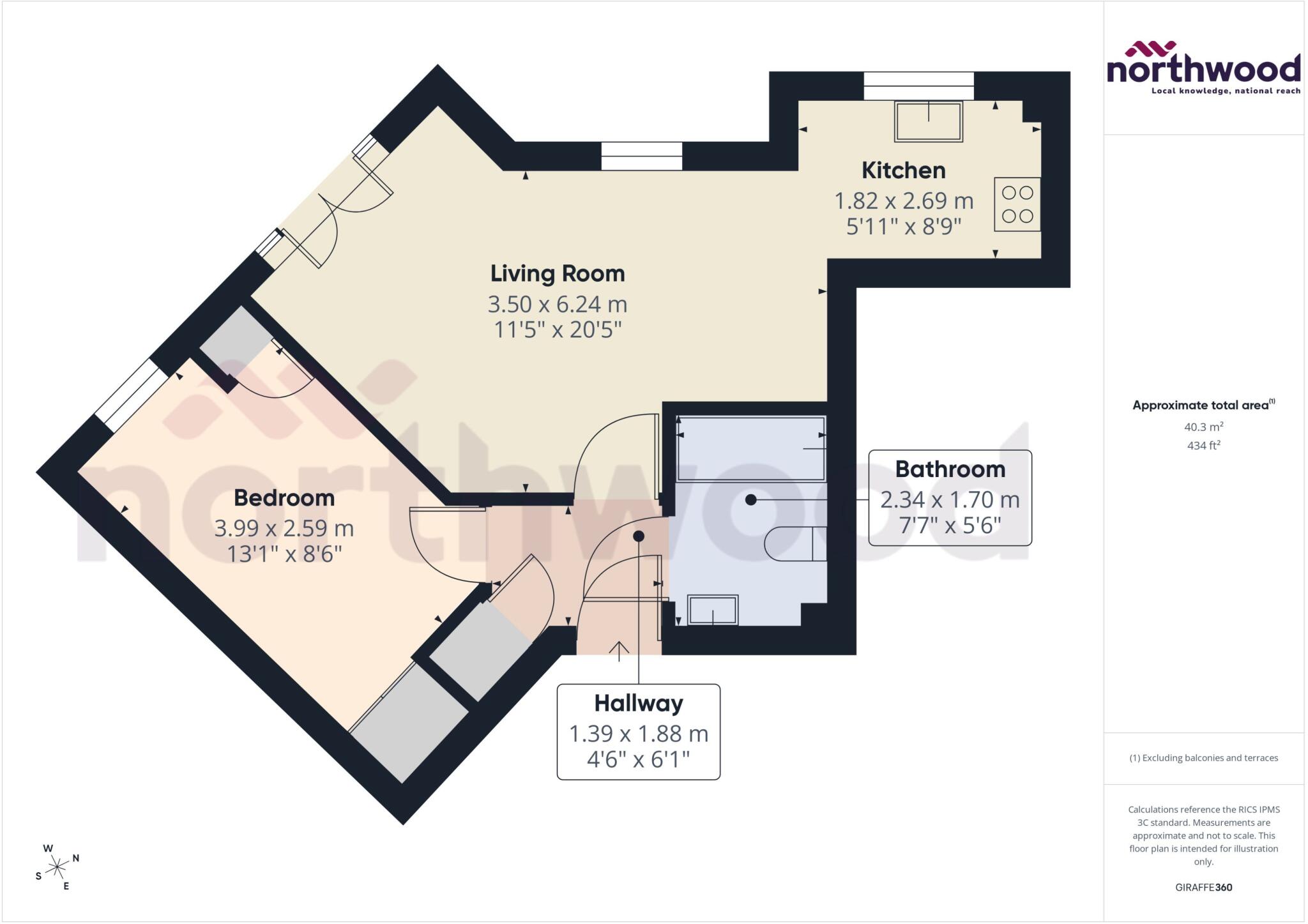 Hirwaun, Wrexham, LL11 floorplan