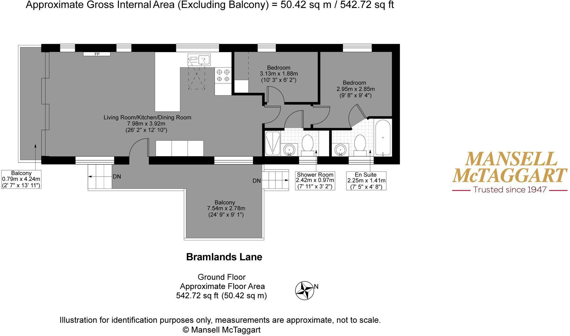 Bramlands Lane, Henfield, BN5 floorplan