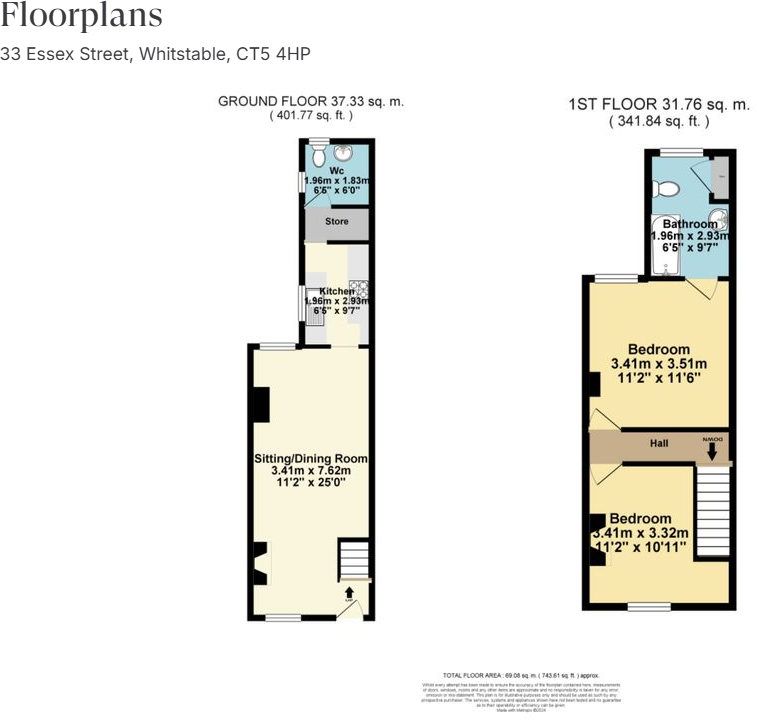 Essex Street, Whitstable, Kent, CT5 floorplan