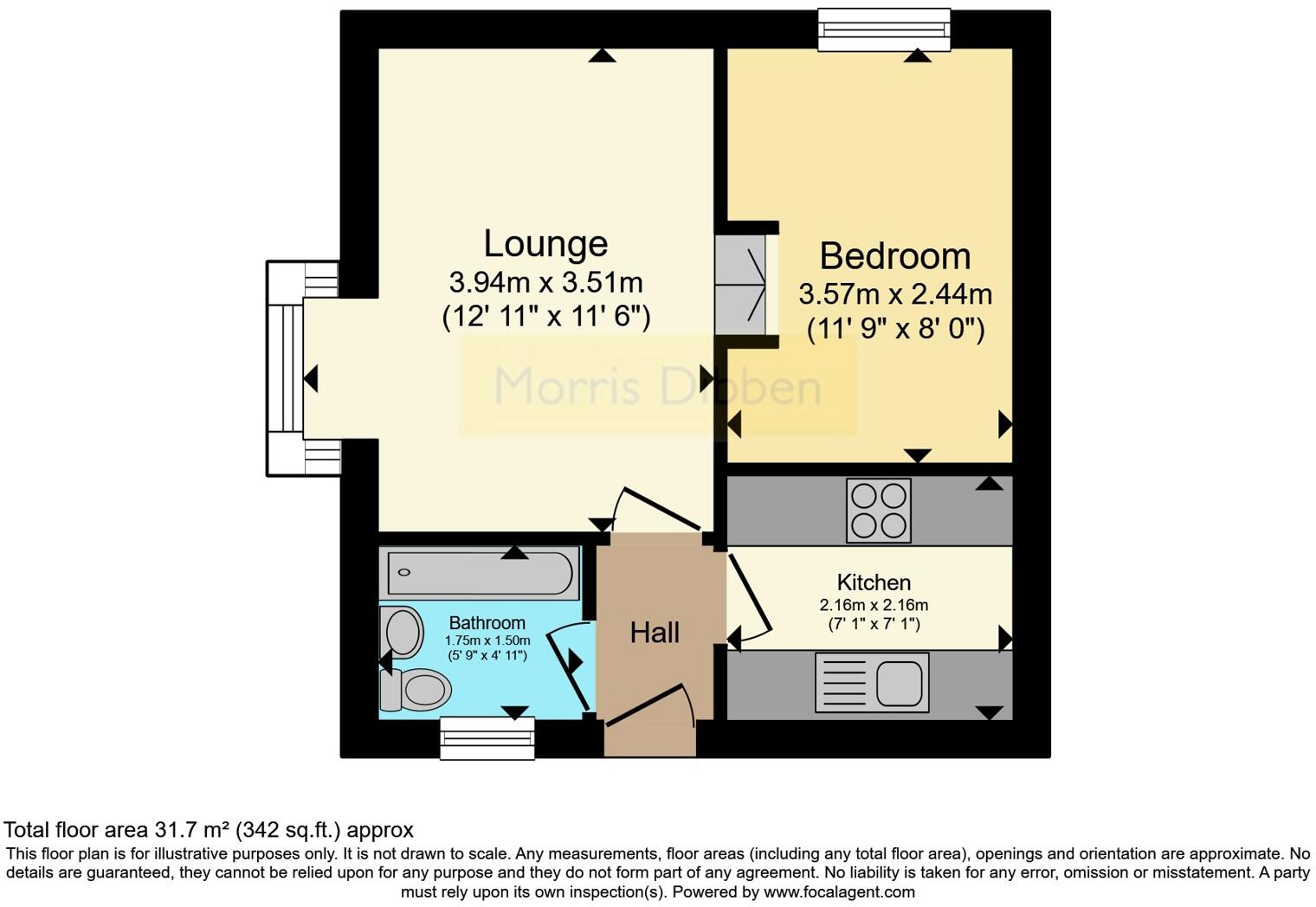 Taverner Close, Southampton, Hampshire, SO19 floorplan