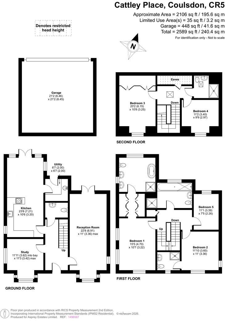 Cattley Place, Coulsdon floorplan
