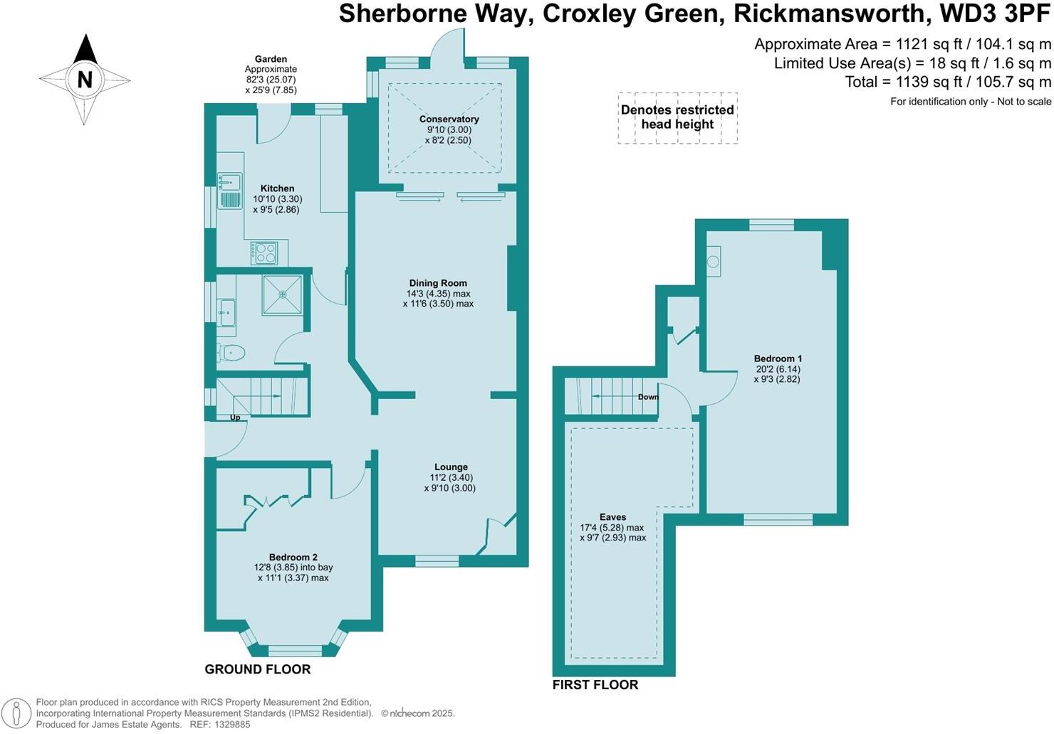 Sherborne Way, Croxley Green floorplan