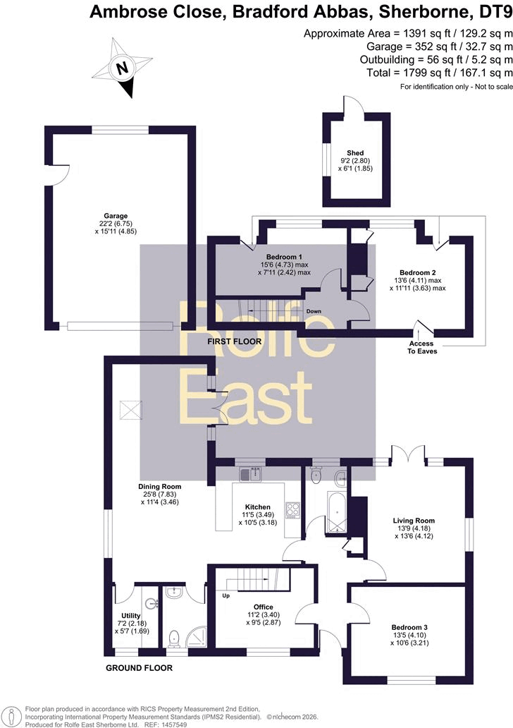 35, Ambrose Close, Bradford Abbas, Sherborne floorplan