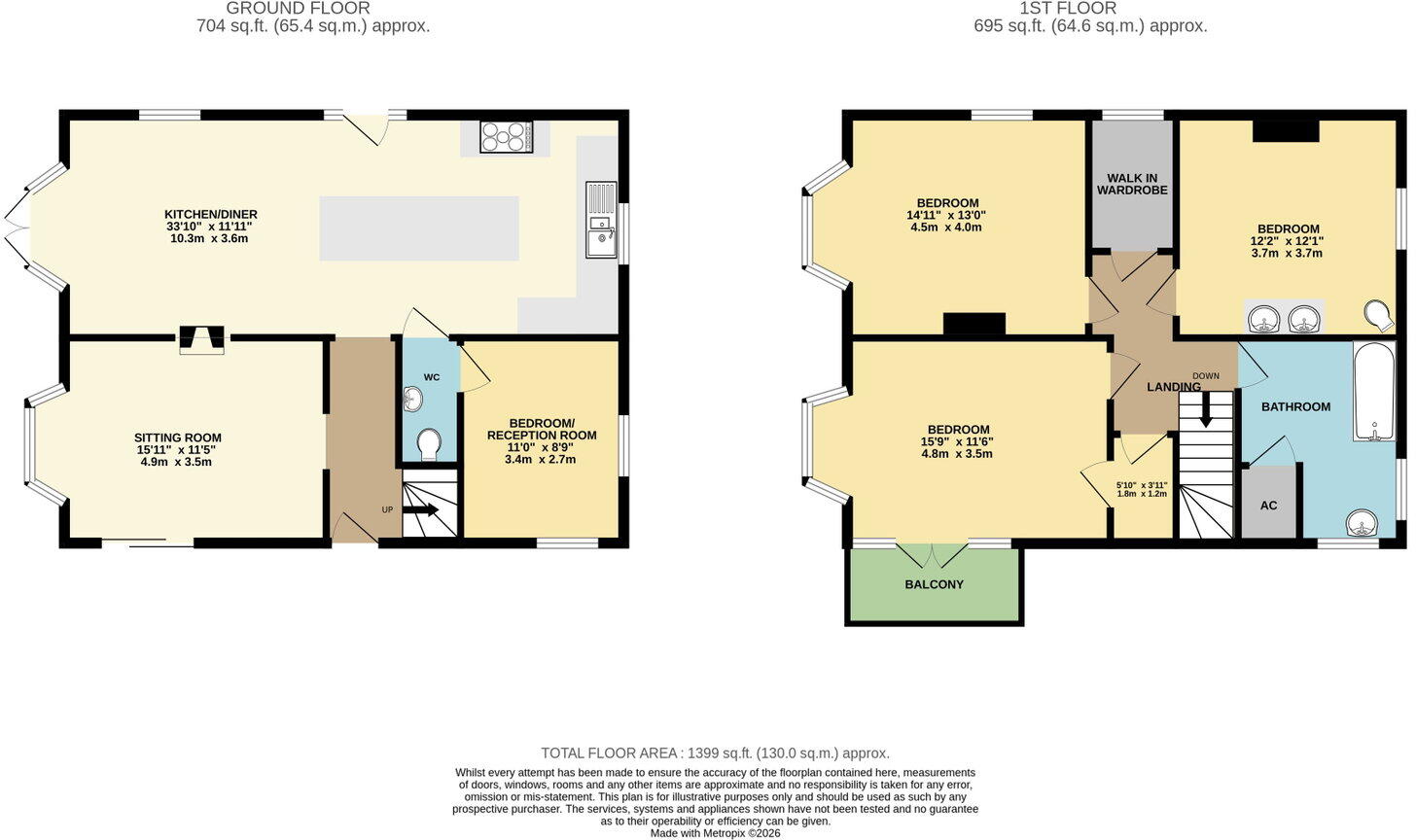 Ledbury Road, Dymock, Gloucestershire floorplan