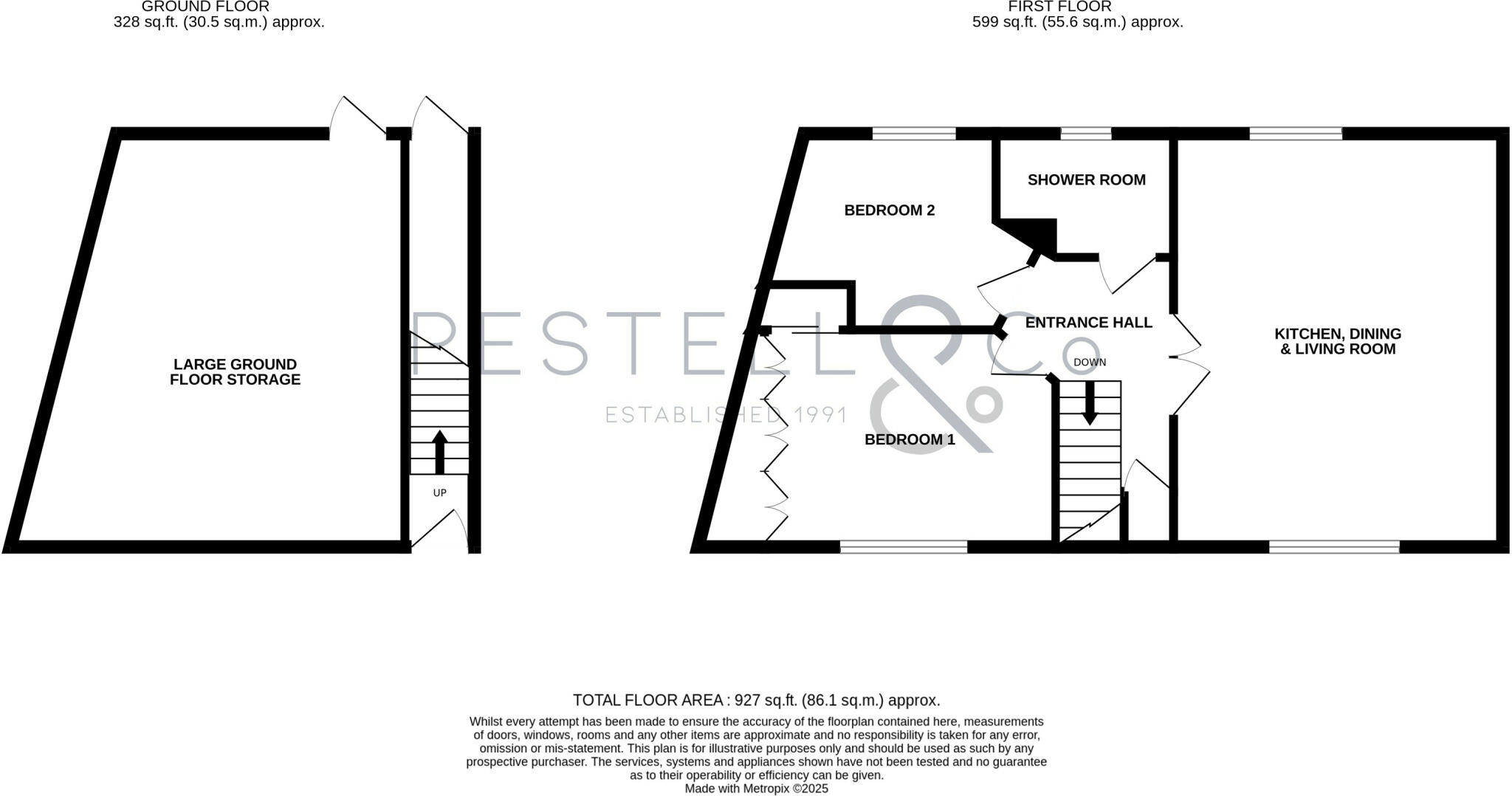 Saines Road, Flitch Green floorplan