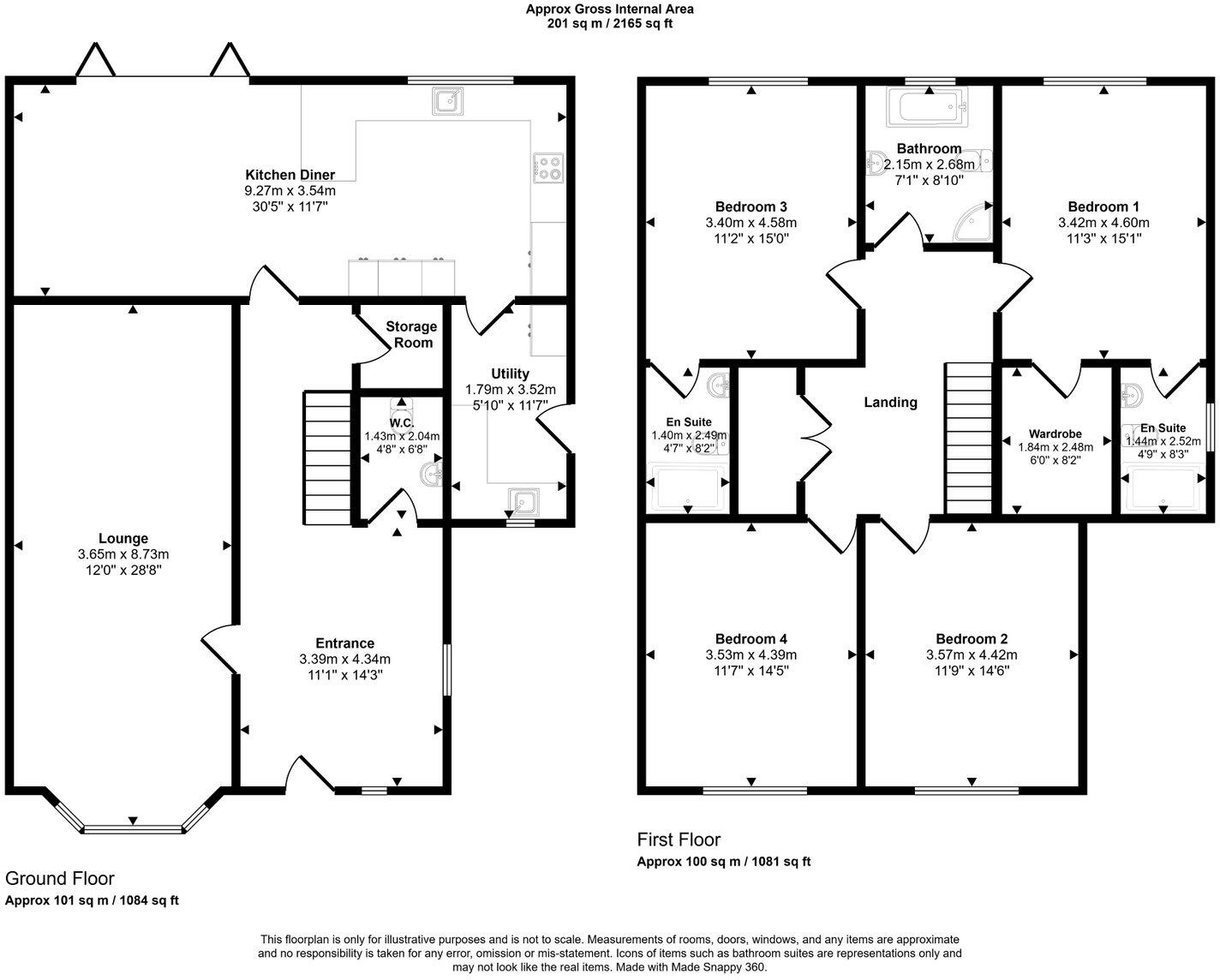 Scarlett Rise, Ladgate Lane floorplan