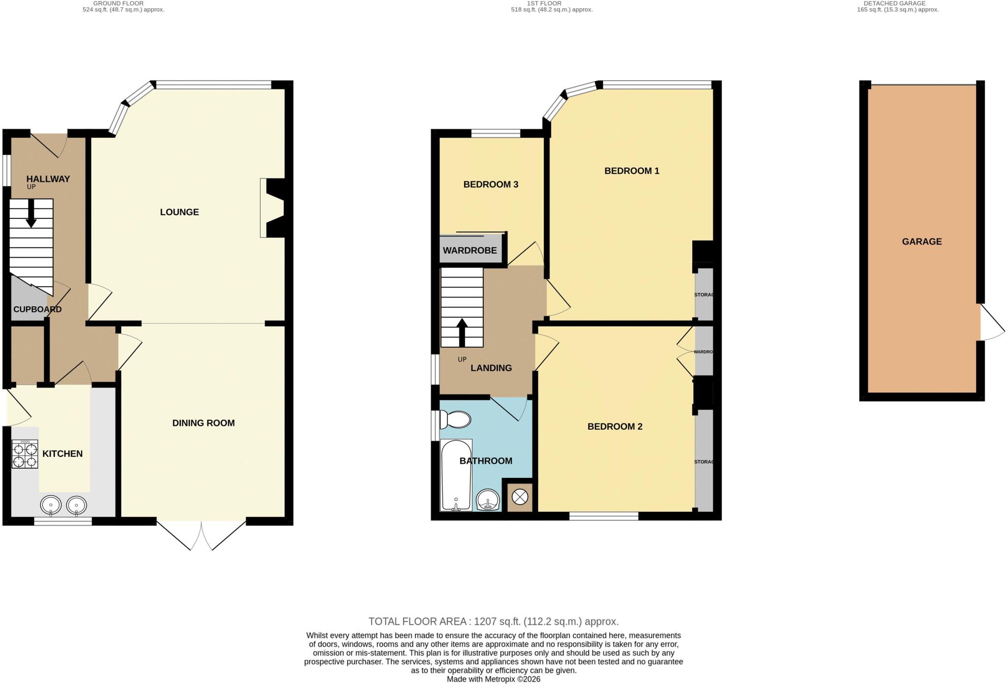 Northdown Close, Pen Heath ME14 floorplan
