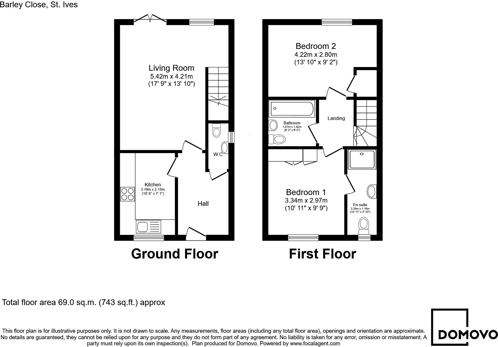 Barley Close, St Ives, Cambridgeshire floorplan
