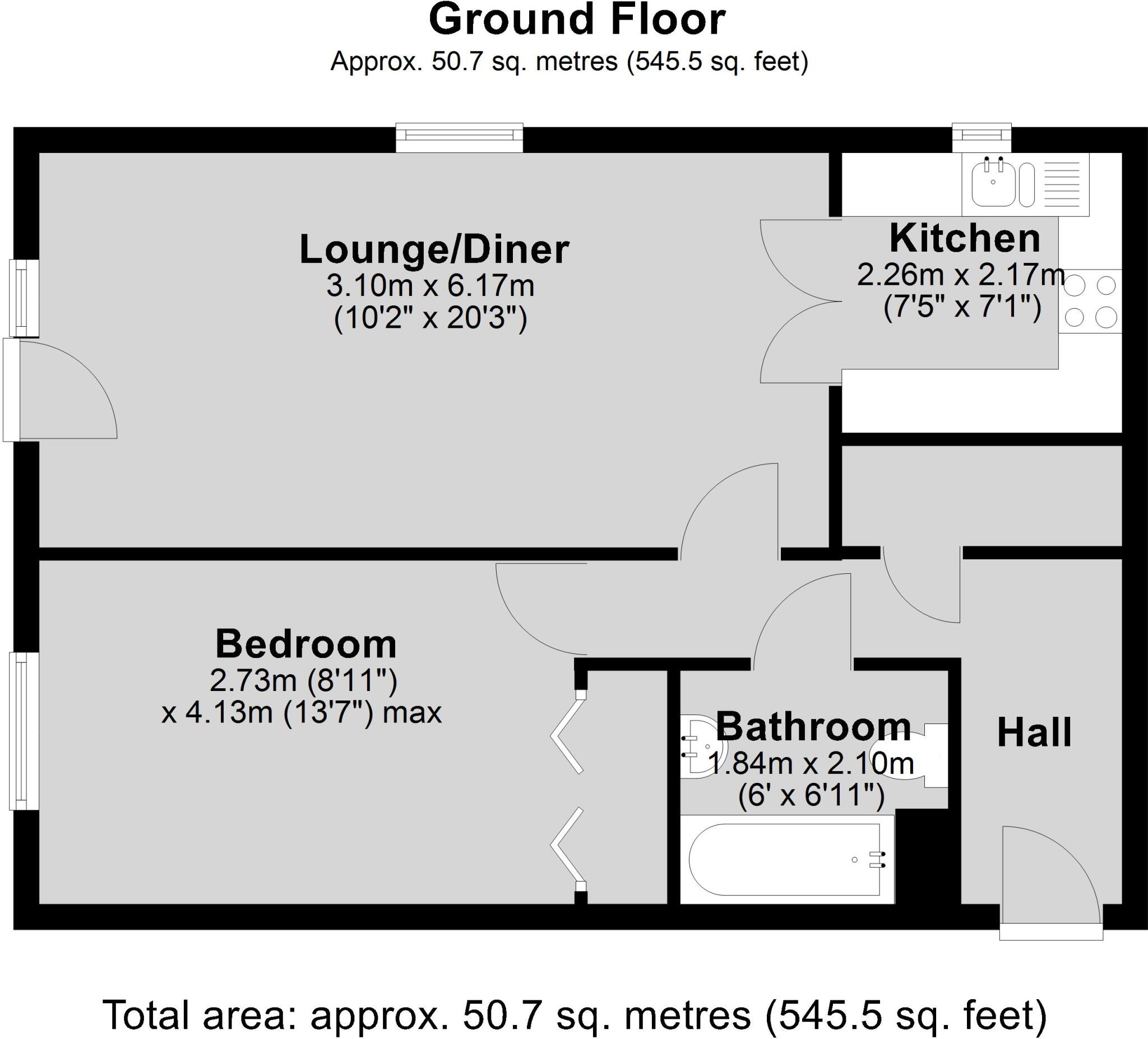 Cabourne Avenue, Lincoln floorplan