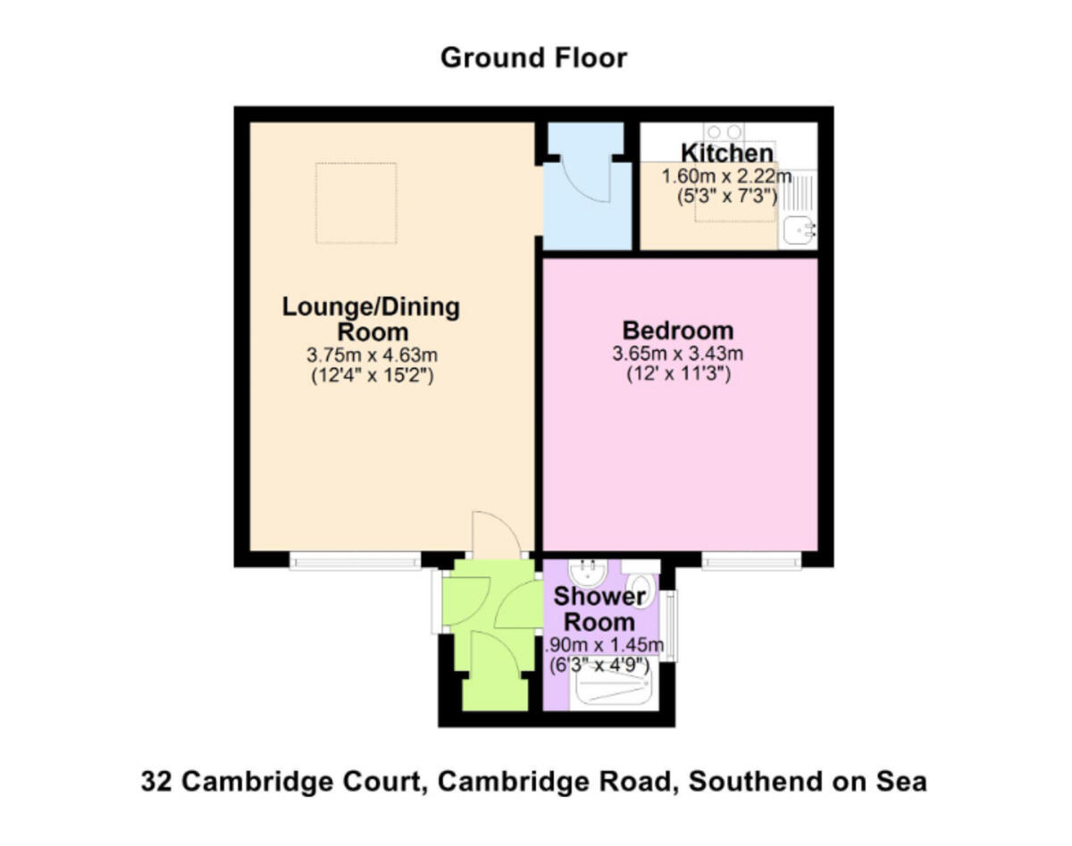 Cambridge Road, Southend-on-sea, SS1 1 floorplan