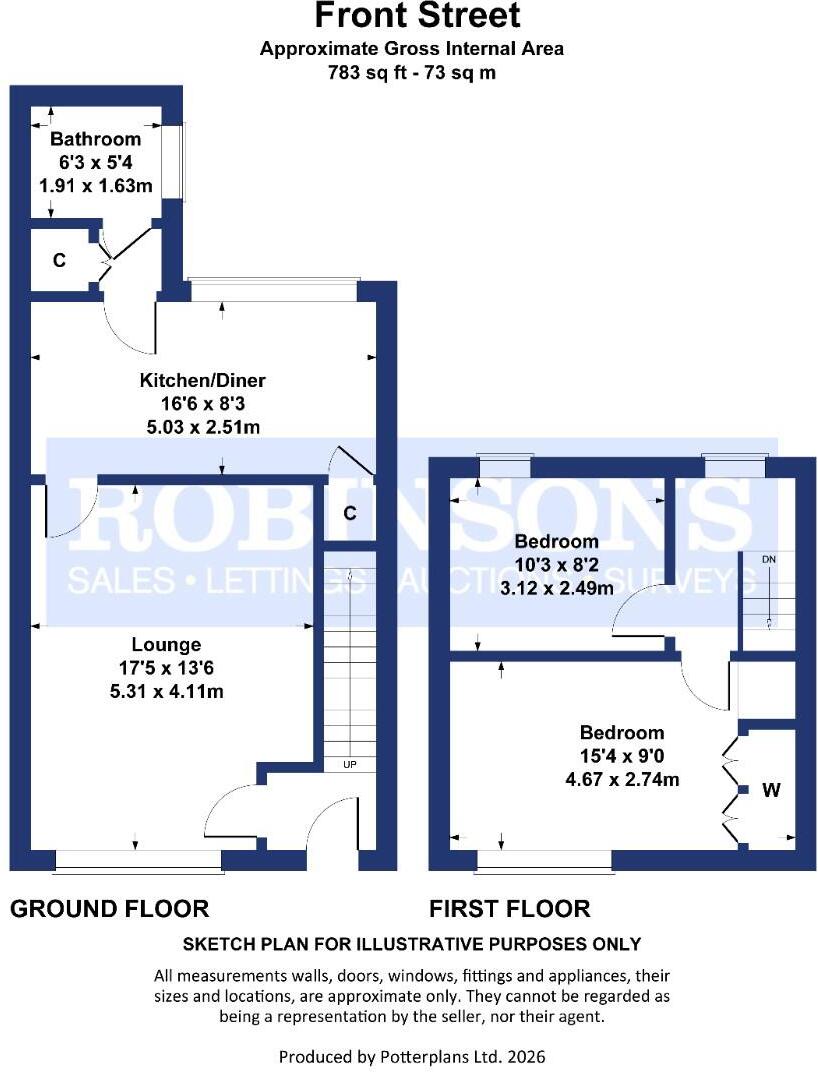 Front Street, Broompark, Durham floorplan