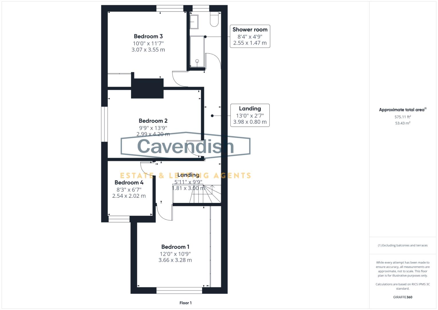 Marbury Road, Vicars Cross, Chester floorplan