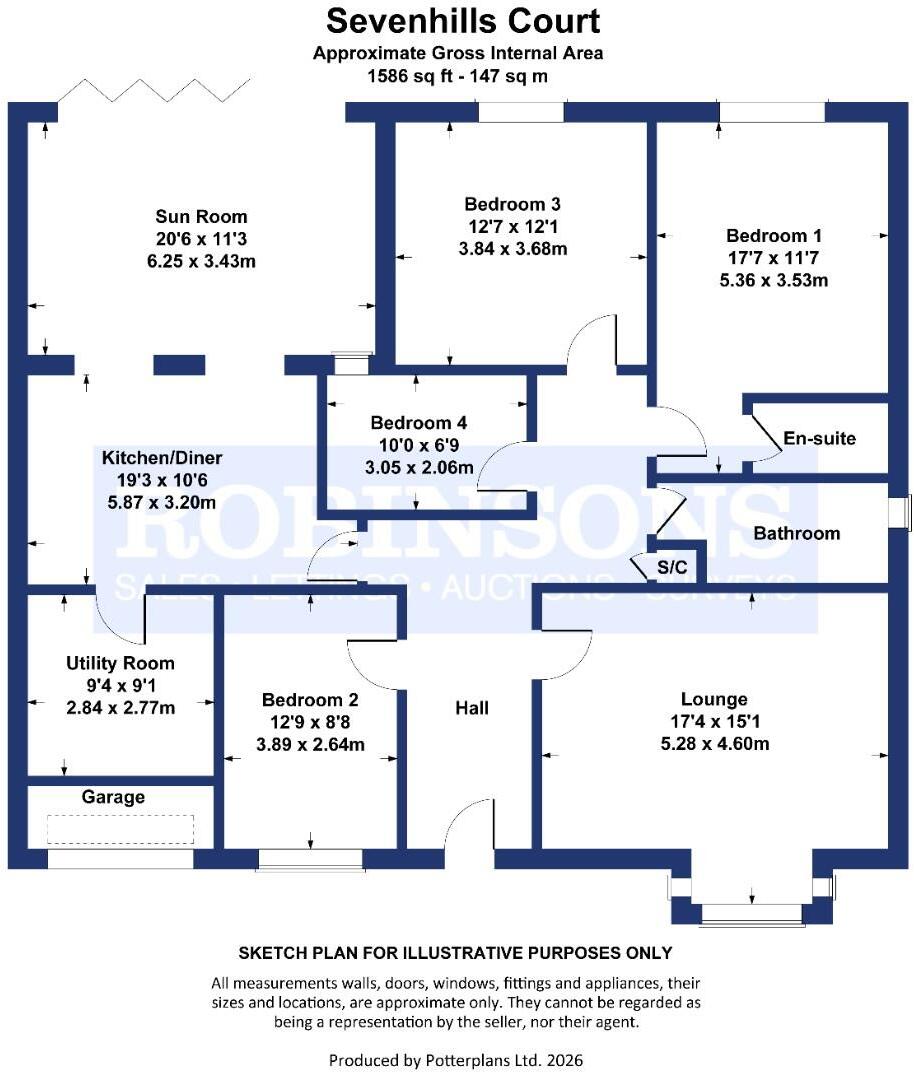 Seven Hills Court, Spennymoor floorplan