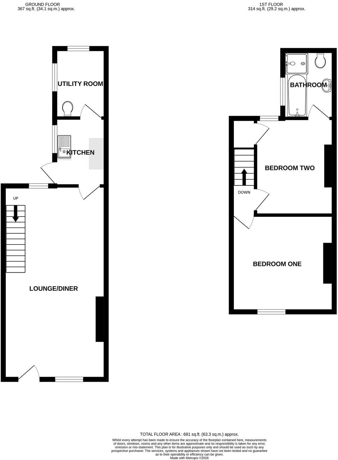 Gladstone Road, King's Lynn, PE30 floorplan