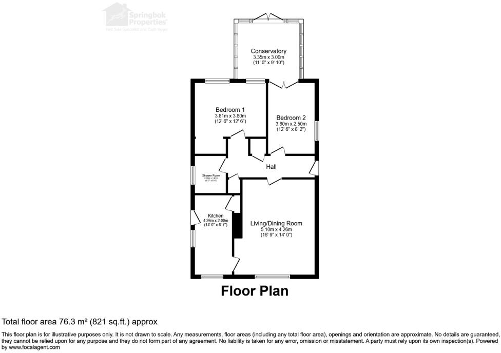 Ashfield Road, Carterton, Oxfordshire floorplan