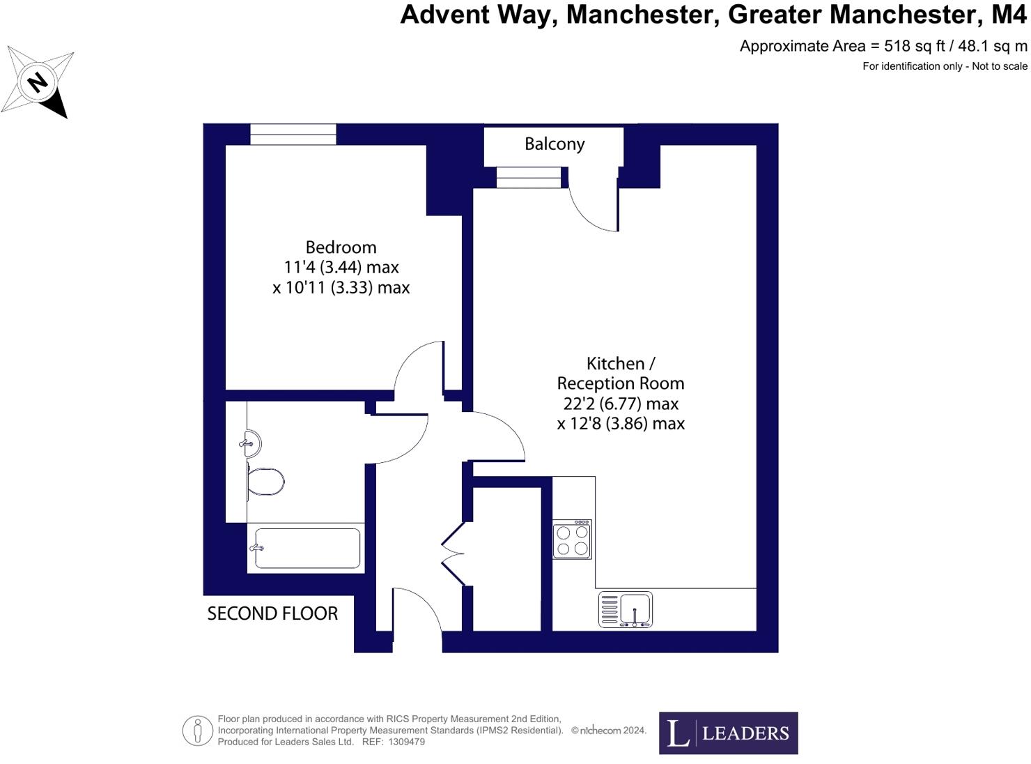Advent Way, Manchester, Greater Manchester floorplan