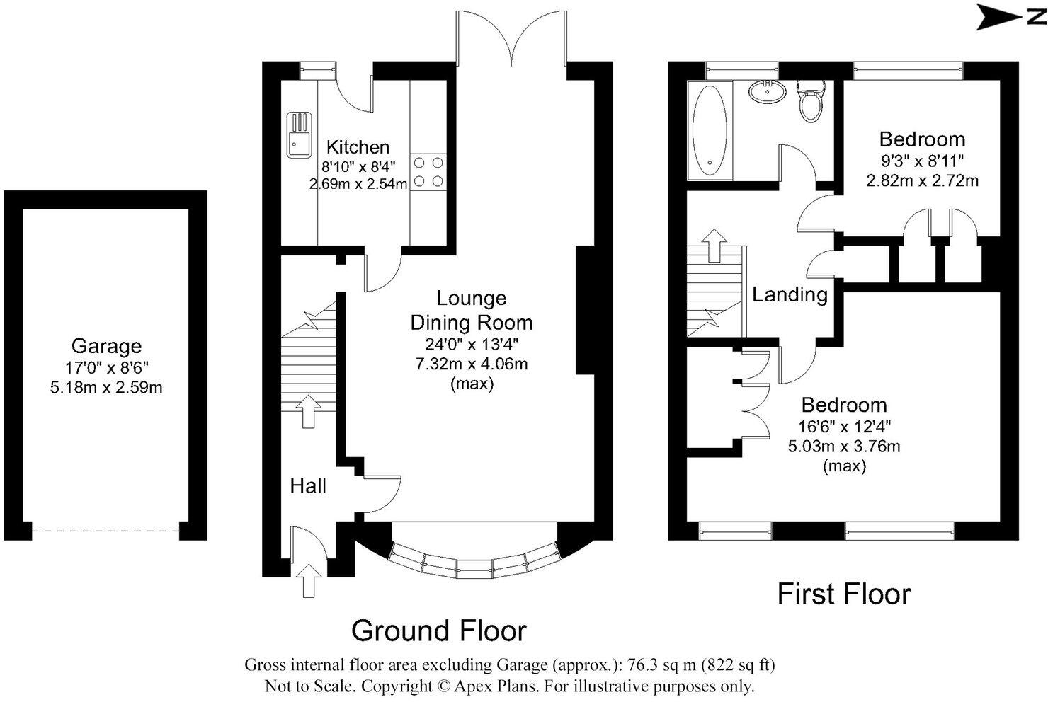 Wetherby ~ The Chase, LS22 floorplan