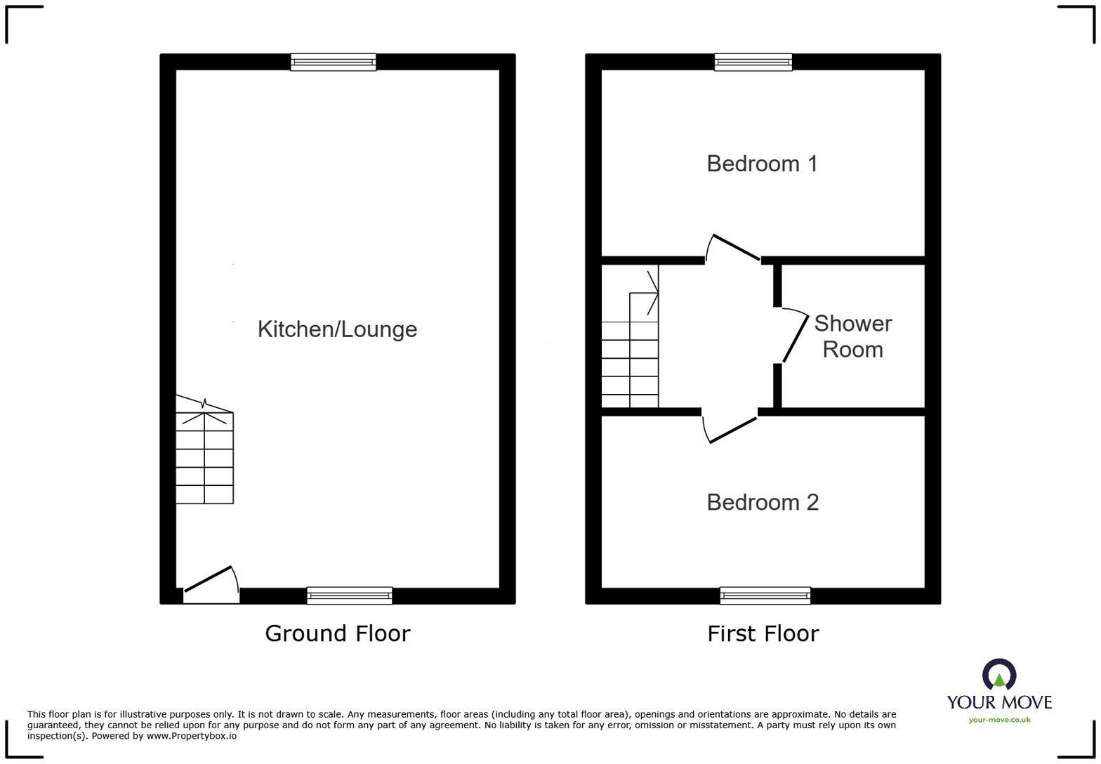 Catherine Street, Whitehaven, Cumbria, CA28 floorplan