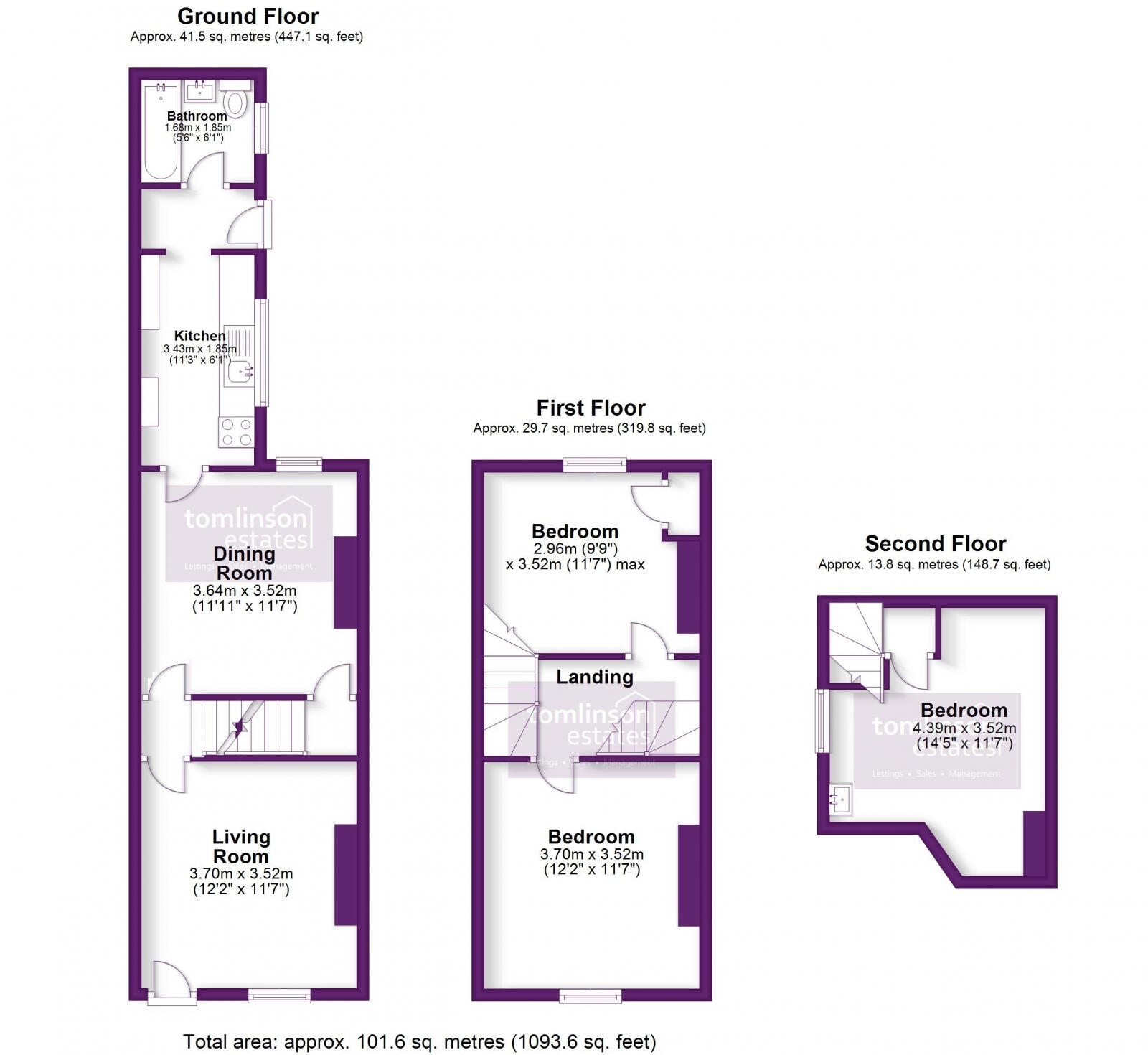 Mettham Street, Nottingham, NG7 1SH floorplan