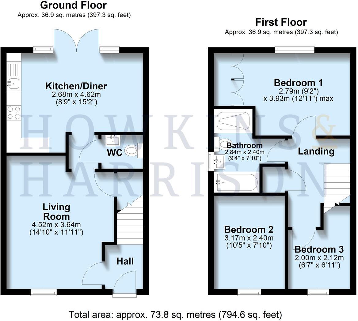Winfield Way, Blackfordby, DE11 floorplan