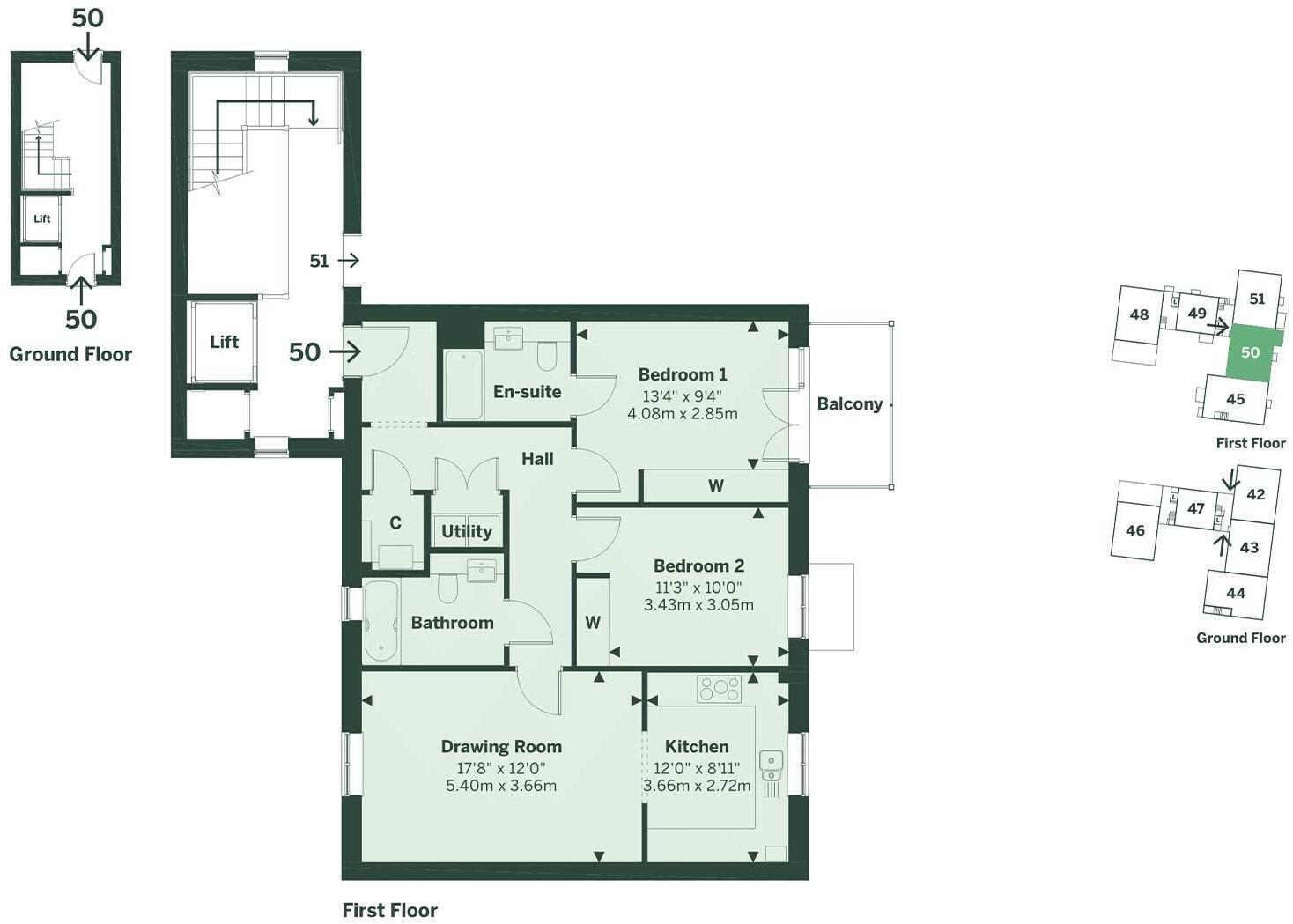 Castle Mews,
Hampdens Way, 
Watlington, 
Oxfordshire, 
OX49 5EE
 floorplan
