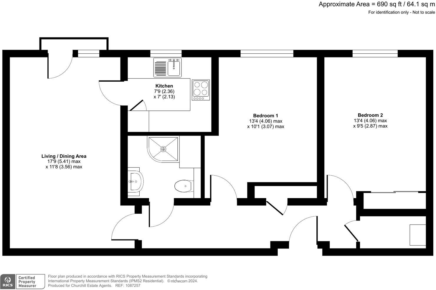 King Edgar Lodge, Ringwood, Hampshire floorplan